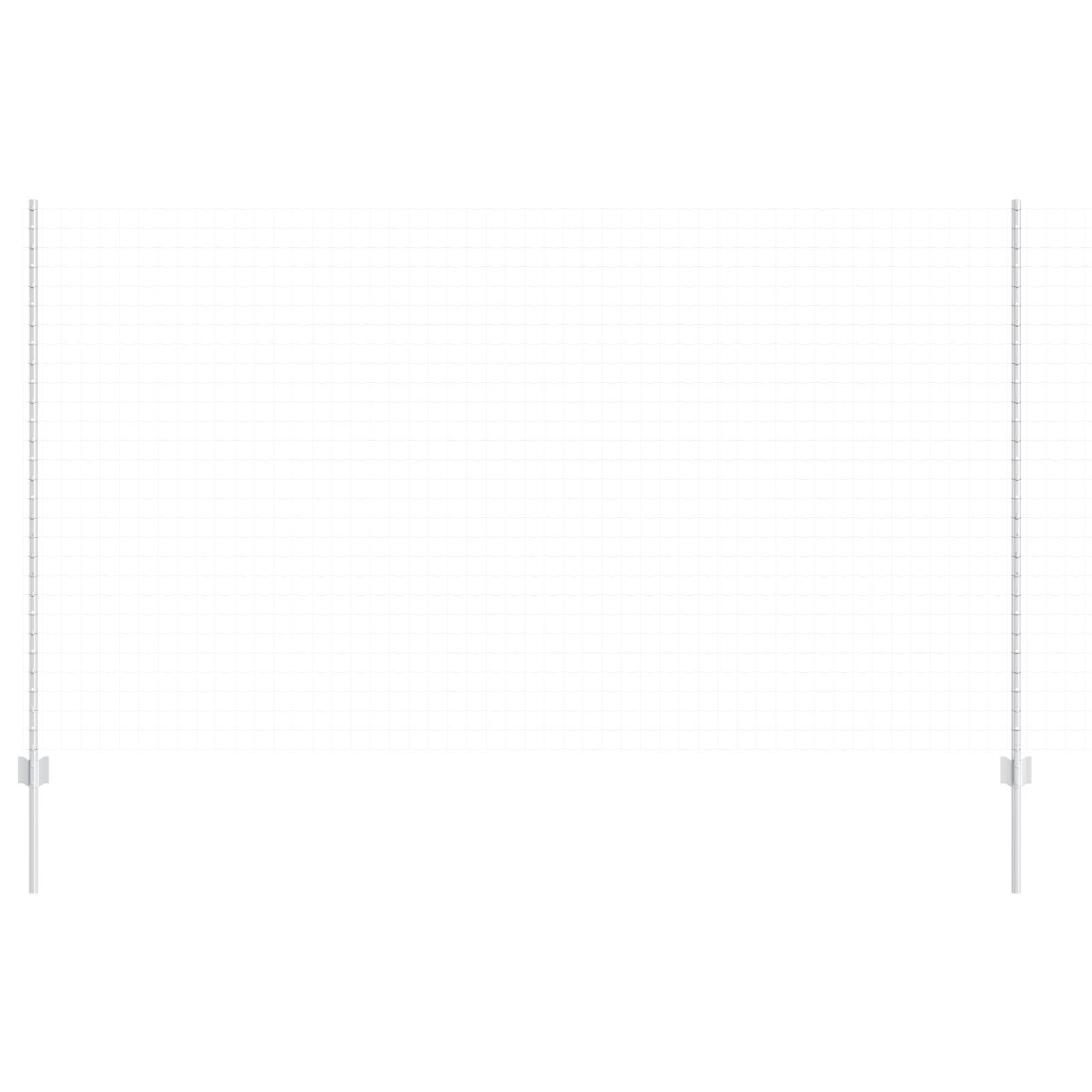 vidaXL Stâlpi de gard argintii 44 pcs Argintiu 100cm x 1.5m. vidaXL Stâlpi de gard argintii 44 pcs Argintiu 100cm x 1.5m.