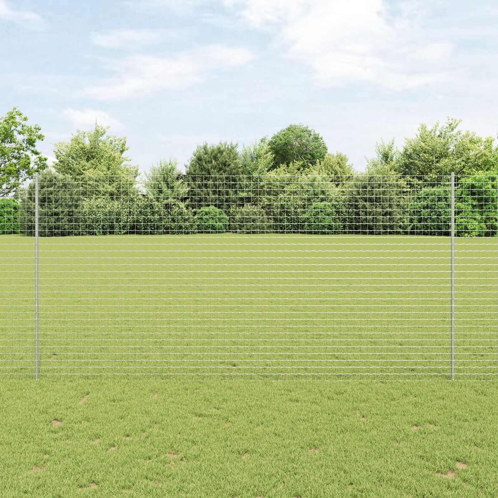vidaXL Stâlpi de gard argintii 44 pcs Argintiu 100cm x 1.5m. vidaXL Stâlpi de gard argintii 44 pcs Argintiu 100cm x 1.5m.