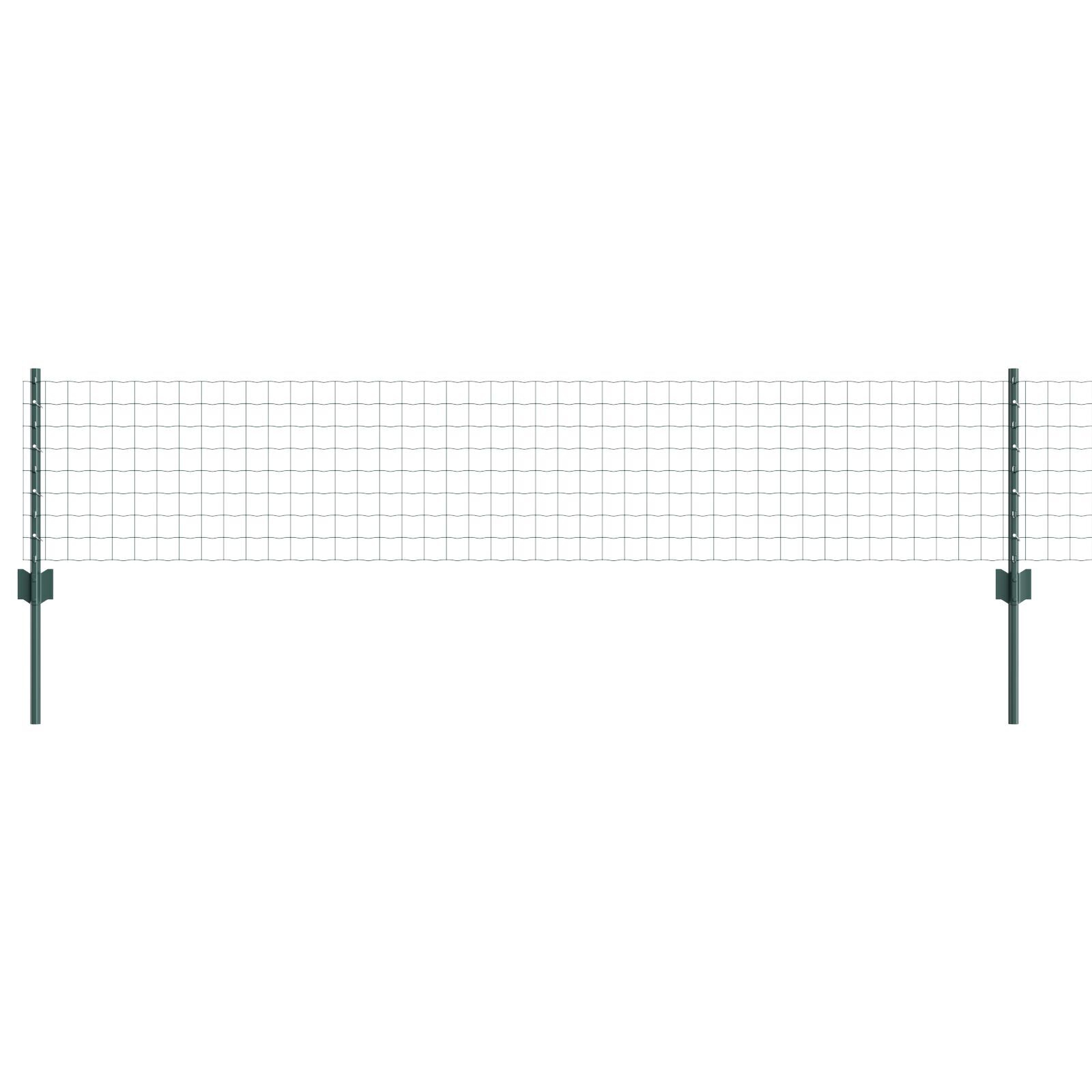 vidaXL Îngrădire cu stâlpi Verde 0.4 x 50 m Oțel vidaXL Îngrădire cu stâlpi Verde 0.4 x 50 m Oțel