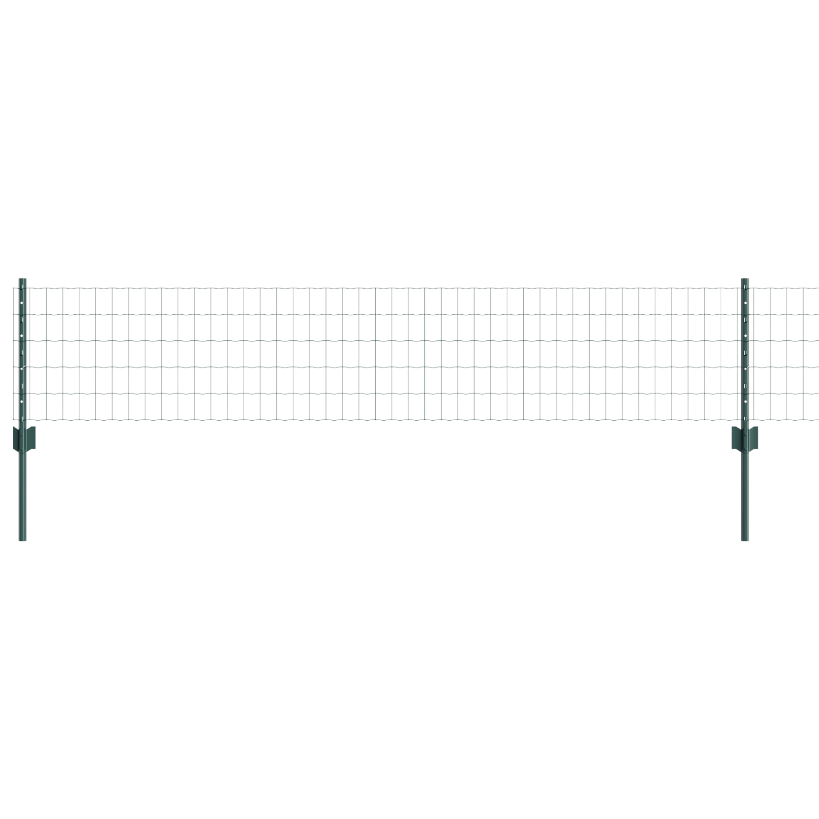 vidaXL Îngrădire cu stâlpi Verde 0.4 x 50 m Oțel vidaXL Îngrădire cu stâlpi Verde 0.4 x 50 m Oțel