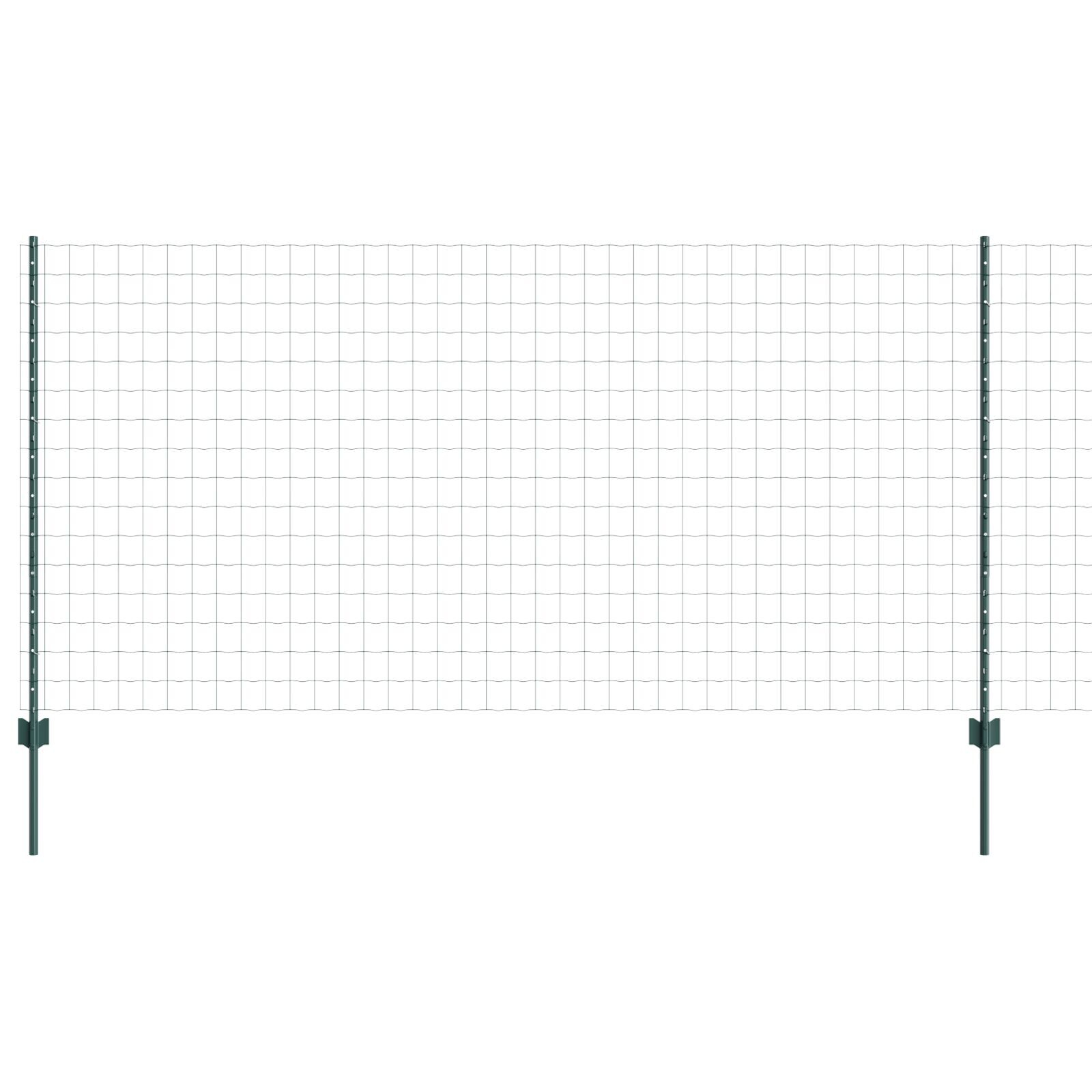 vidaXL Set gard Set de 2 Verde Polietilenă 25 x 1.2 m Durabil