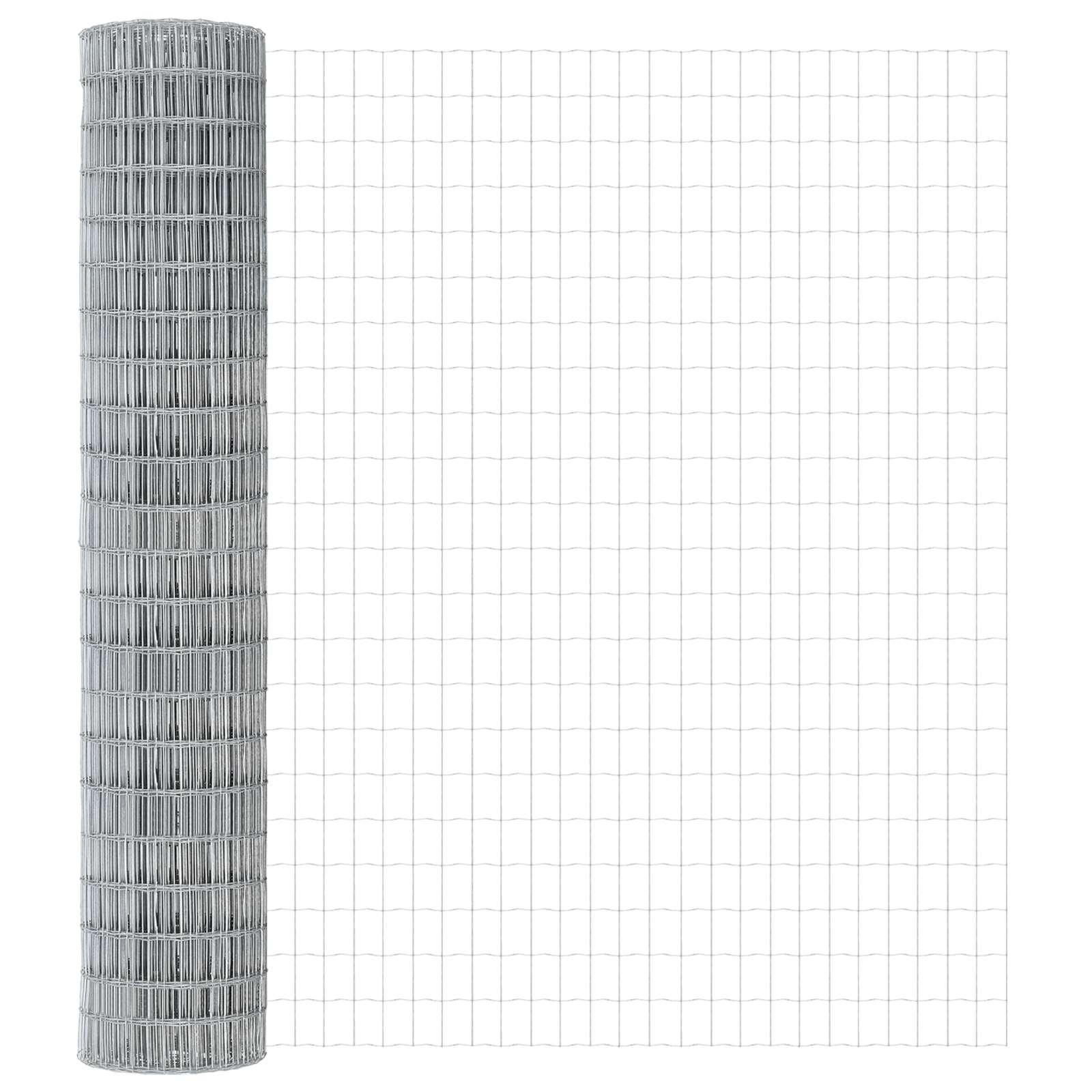 vidaXL Îngrădire cu stâlpi Argintiu 1.6 x 10 m Oțel