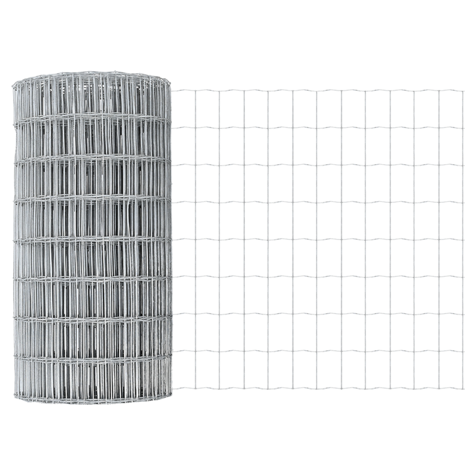 vidaXL Gard Euro cu 11 Stâlpi Argintii 0,4x25 m Oțel vidaXL Gard Euro cu 11 Stâlpi Argintii 0,4x25 m Oțel
