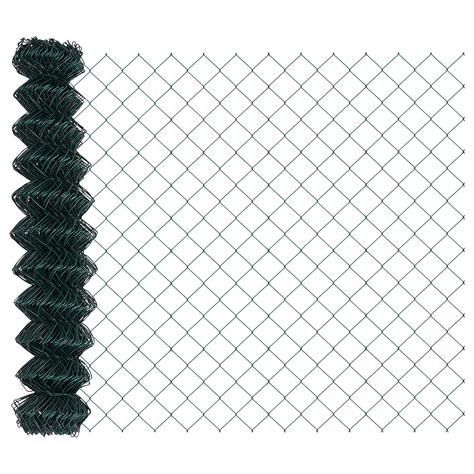 vidaXL Îngrădire cu stâlpi Verde 1.2 x 10 m Oțel vidaXL Îngrădire cu stâlpi Verde 1.2 x 10 m Oțel