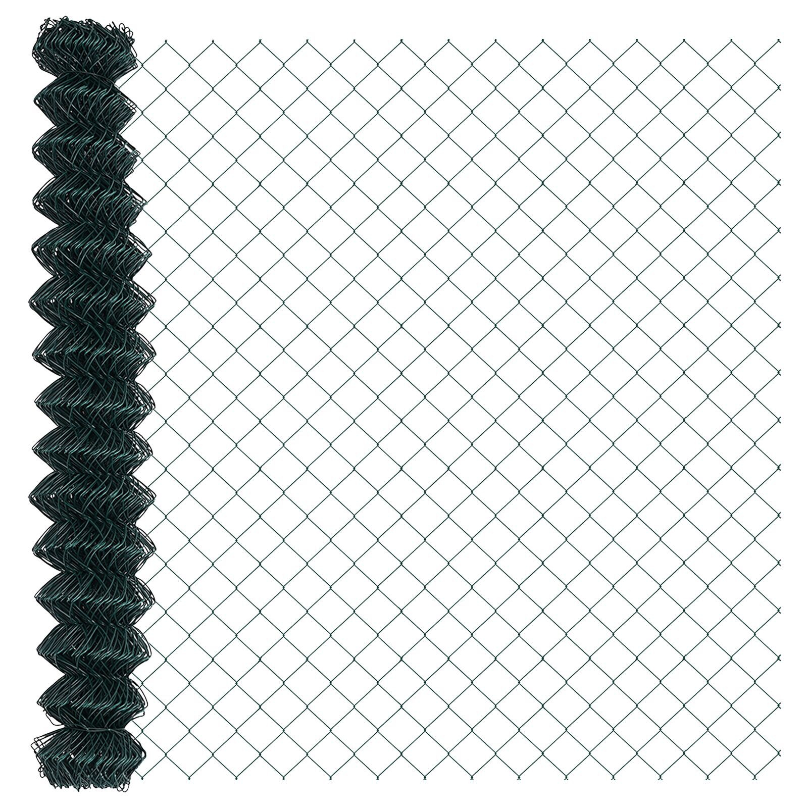 vidaXL Îngrădire cu stâlpi Verde 1.6 x 10 m Oțel vidaXL Îngrădire cu stâlpi Verde 1.6 x 10 m Oțel