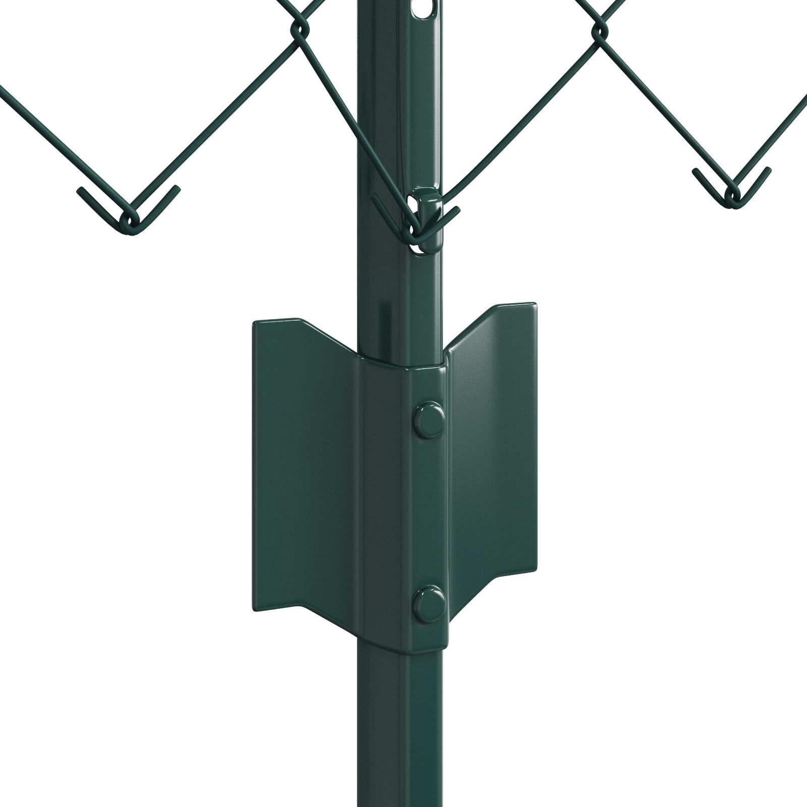 vidaXL Îngrădire cu stâlpi Verde 0.8 x 25 m Oțel vidaXL Îngrădire cu stâlpi Verde 0.8 x 25 m Oțel