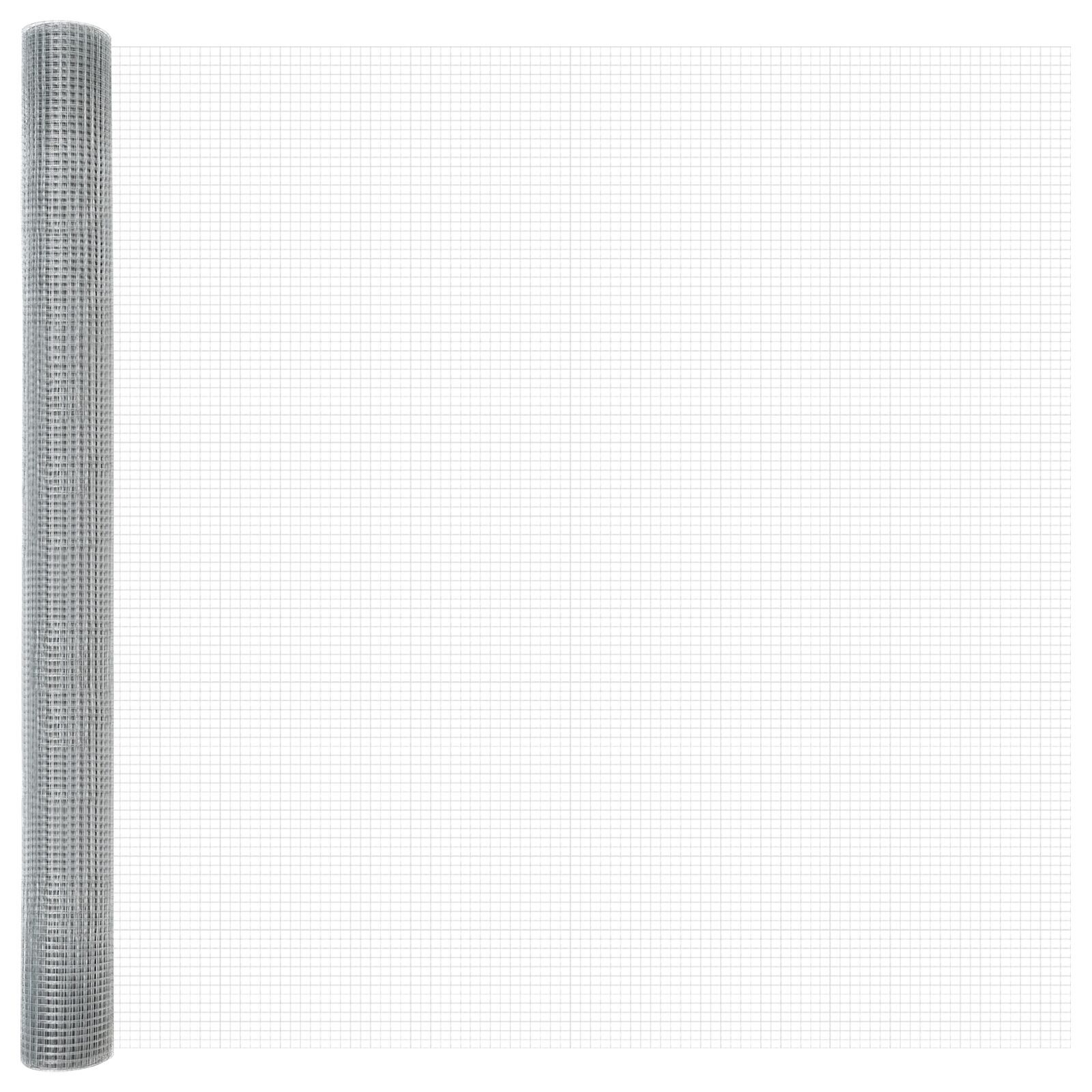 vidaXL Îngrădire cu stâlpi Argintiu 1.5 x 10 m Oțel