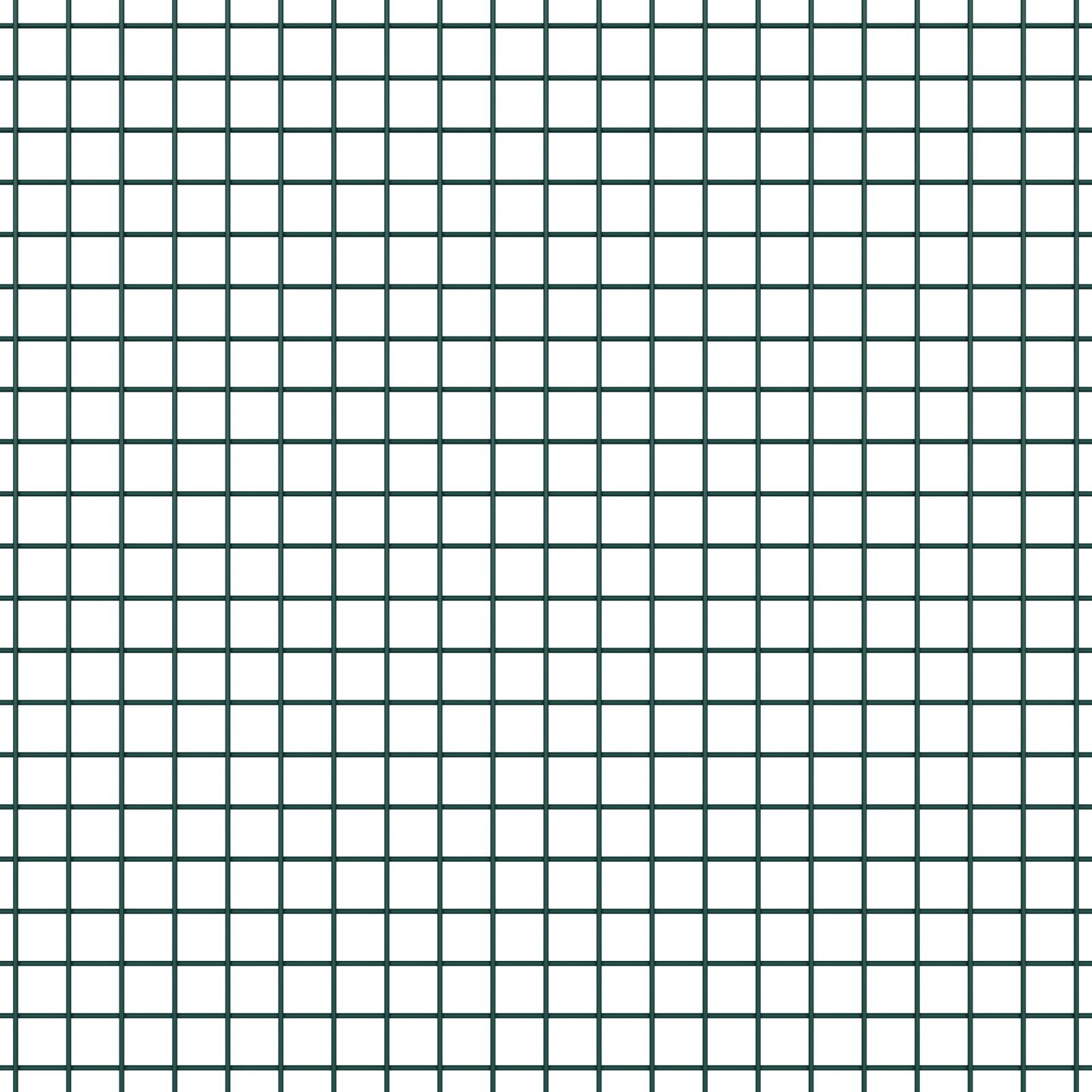 vidaXL Gard cu Stâlp Verde 1,2 x 25 m Oțel și PVC