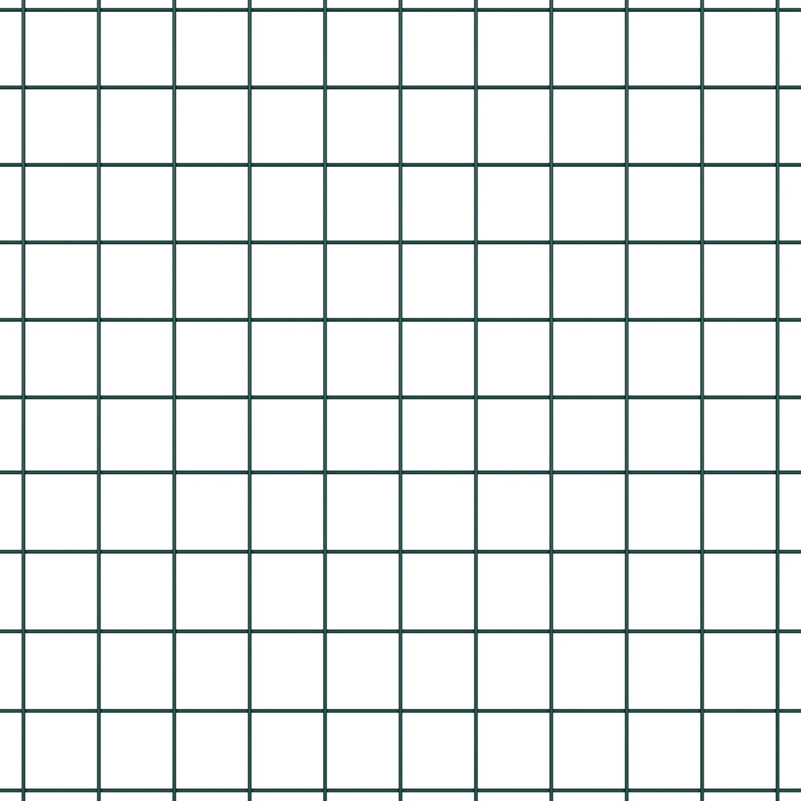 vidaXL Gard cu Stâlp Verde 0,4 x 100 m Oțel și PVC