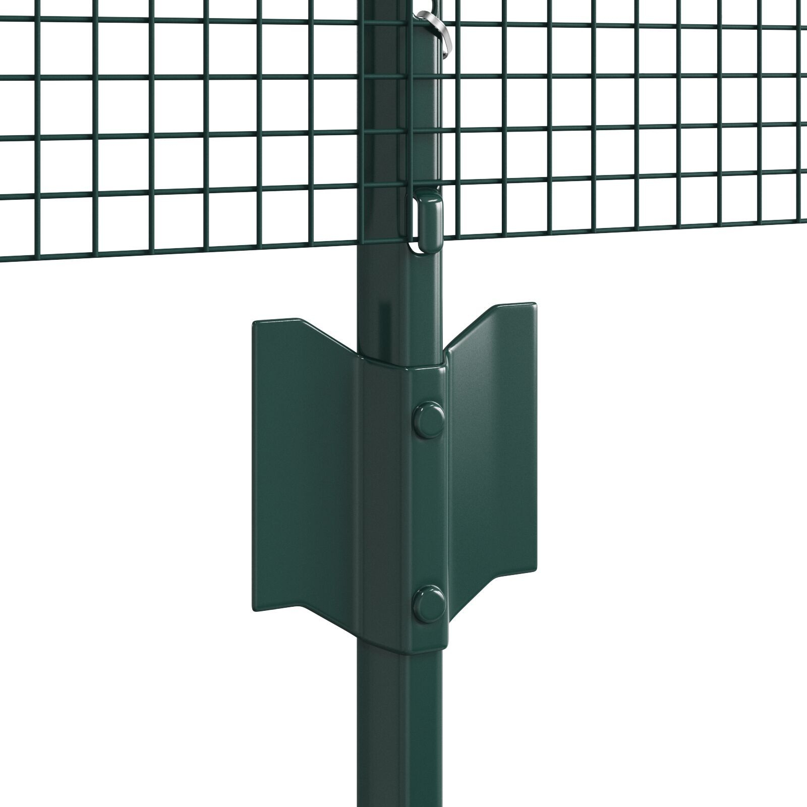 vidaXL Îngrădire cu stâlpi Verde 0.8 x 100 m Oțel vidaXL Îngrădire cu stâlpi Verde 0.8 x 100 m Oțel