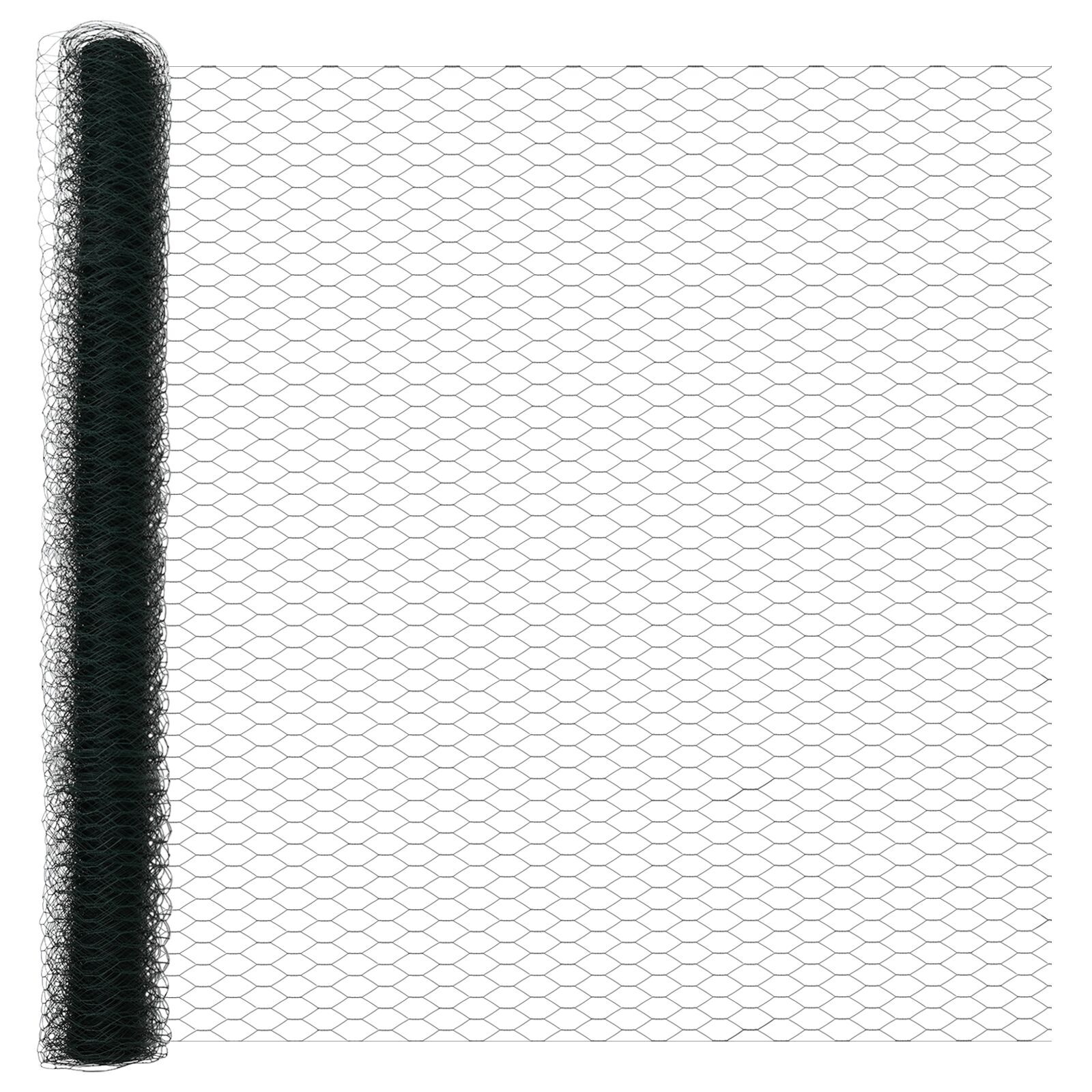 vidaXL Set Împrejmuire Grădină Set de 2 Verde Metal 25 x 1,5 m