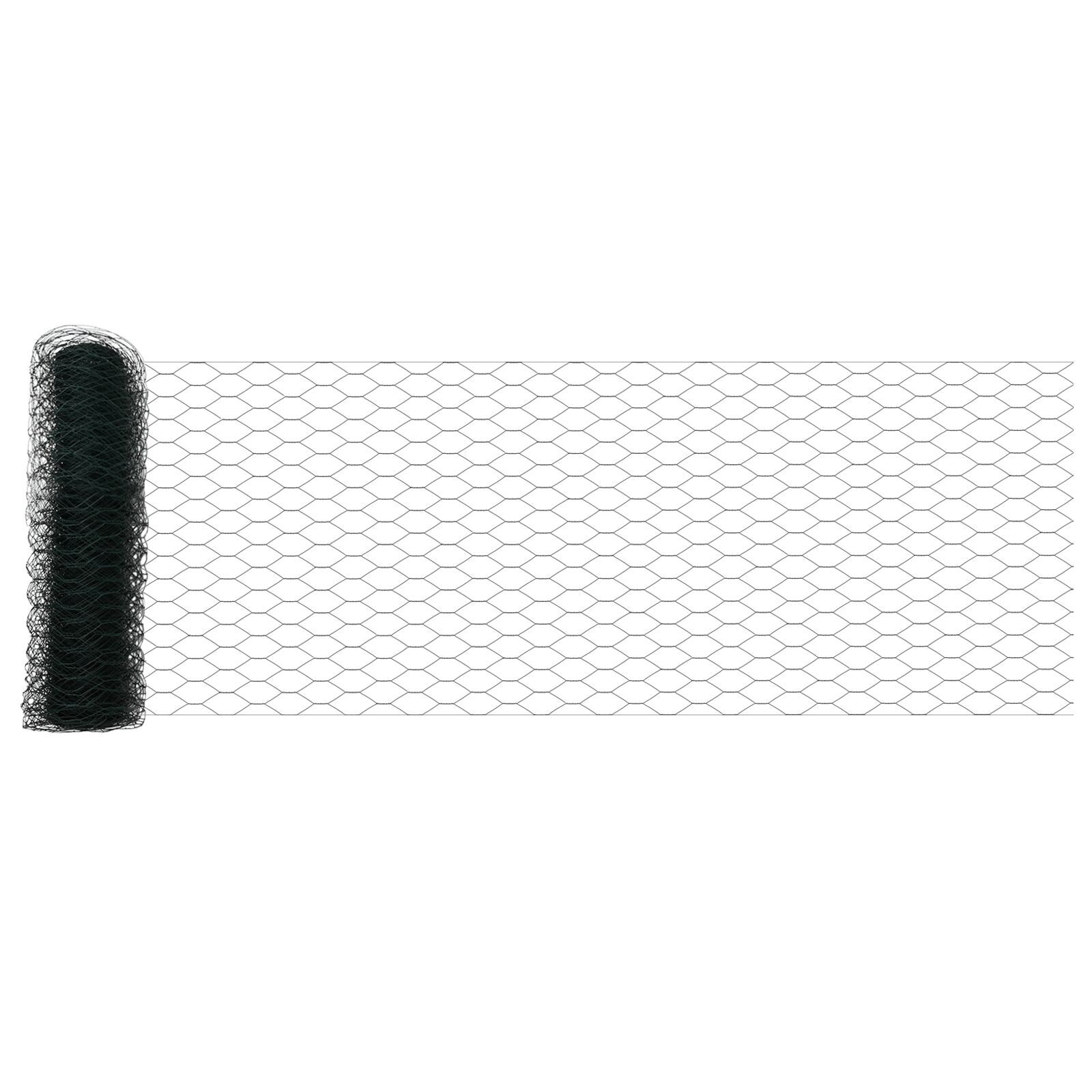 vidaXL Îngrădire cu stâlpi Verde 0.8 x 50 m Oțel