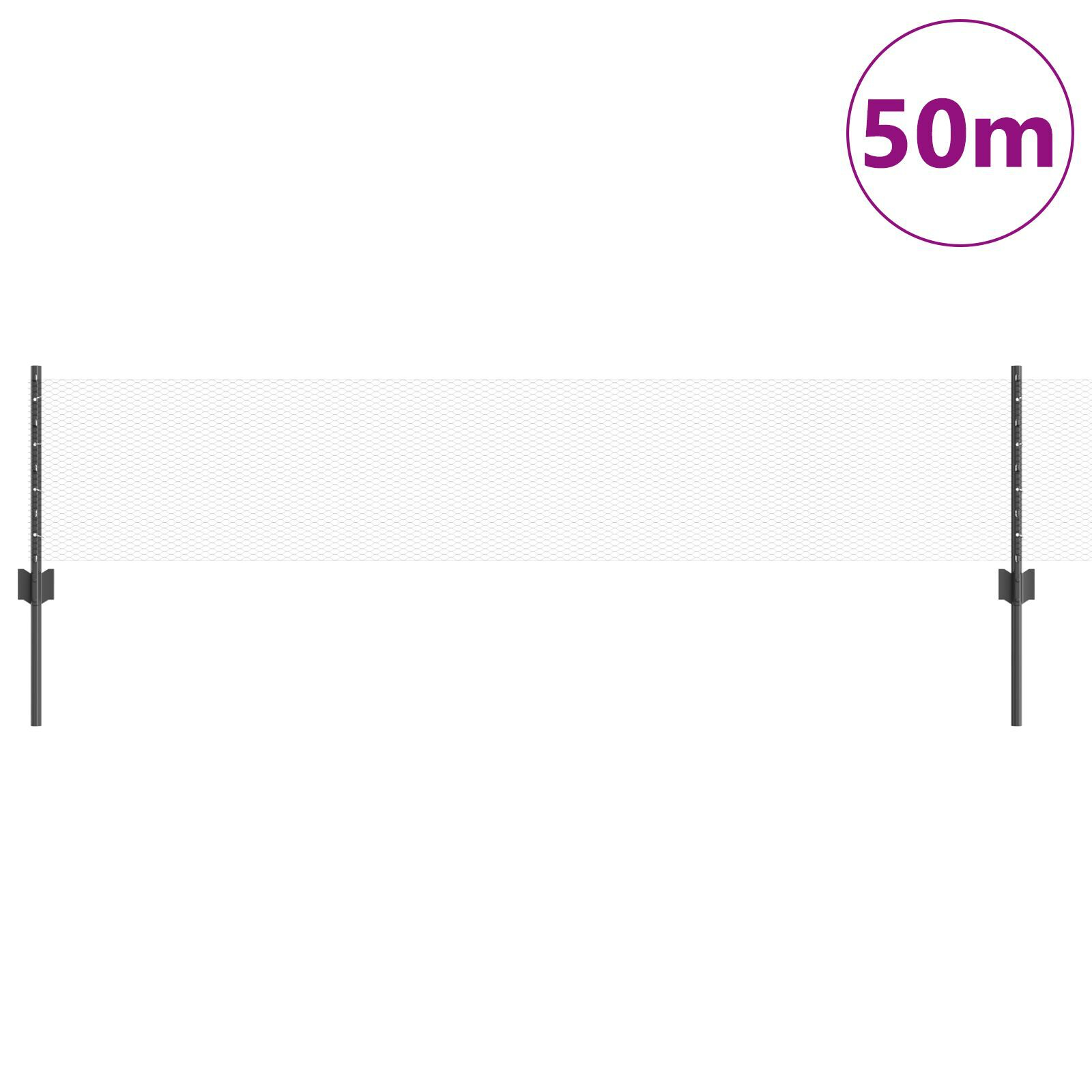 vidaXL Stâlpi de Gard 11 pcs U-Channel Gri 40 cm Oțel