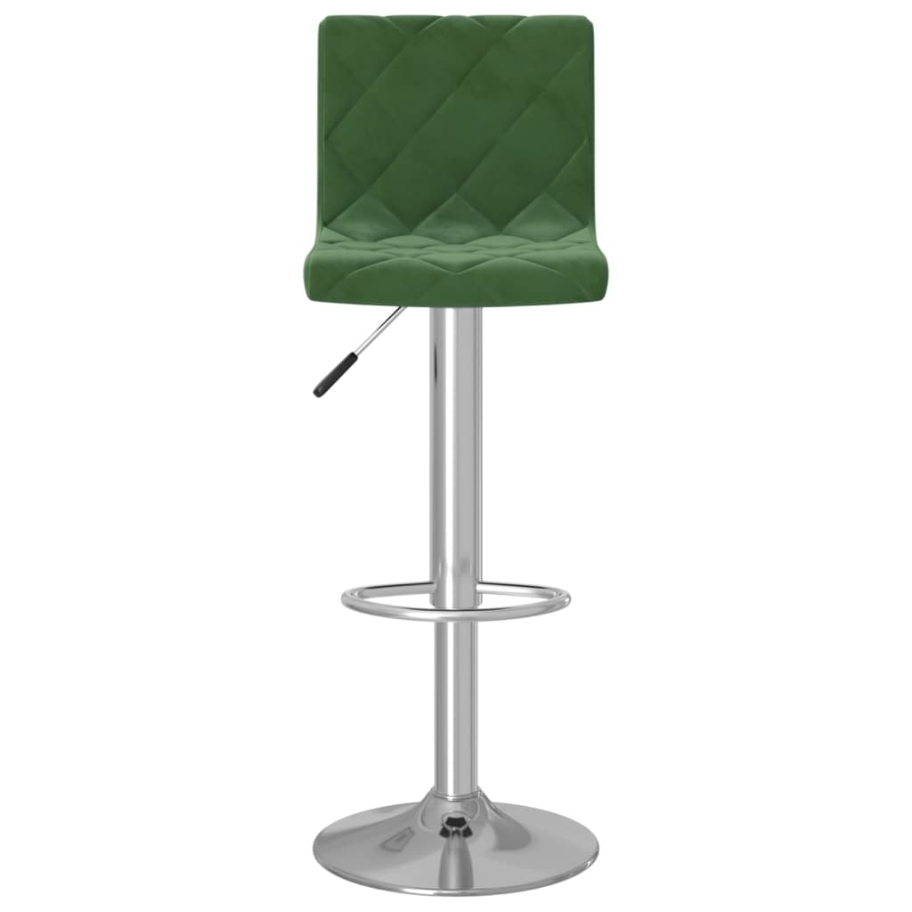 vidaXL Scaune de bar, 2 buc., verde închis, catifea vidaXL Scaune de bar, 2 buc., verde închis, catifea