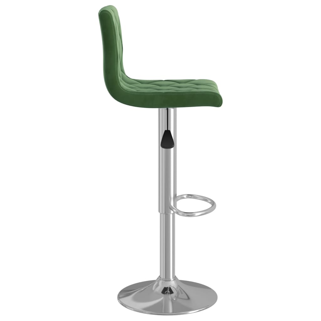 vidaXL Scaune de bar, 2 buc., verde închis, catifea vidaXL Scaune de bar, 2 buc., verde închis, catifea