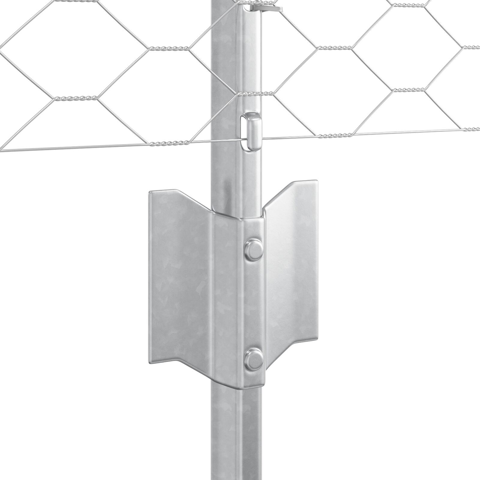 vidaXL Stâlpi de gard 5 buc U-Channel 40 cm Oțel galvanizat