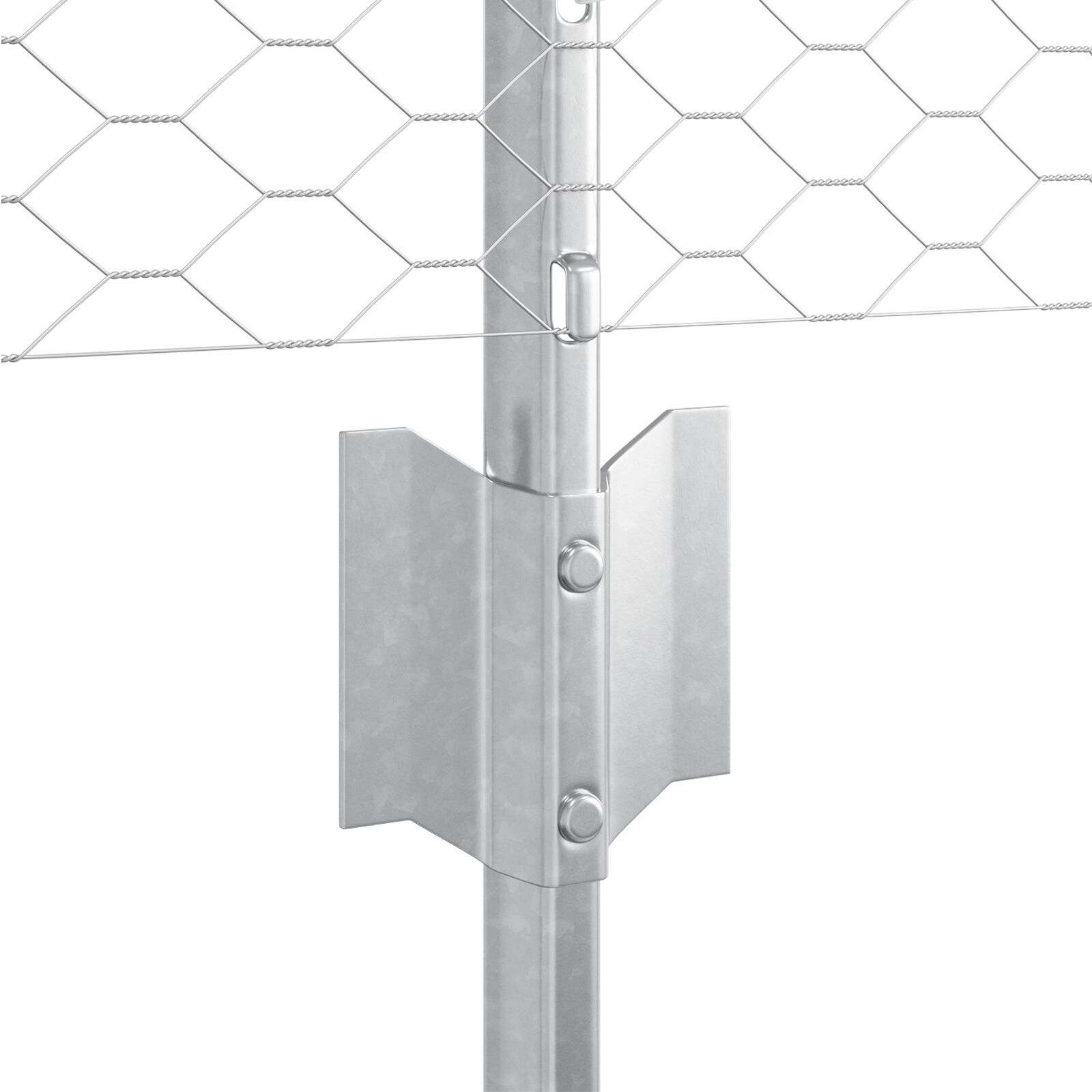 vidaXL Stâlpi de Gard 5 pcs U-Channel 60 cm Oțel Zincat