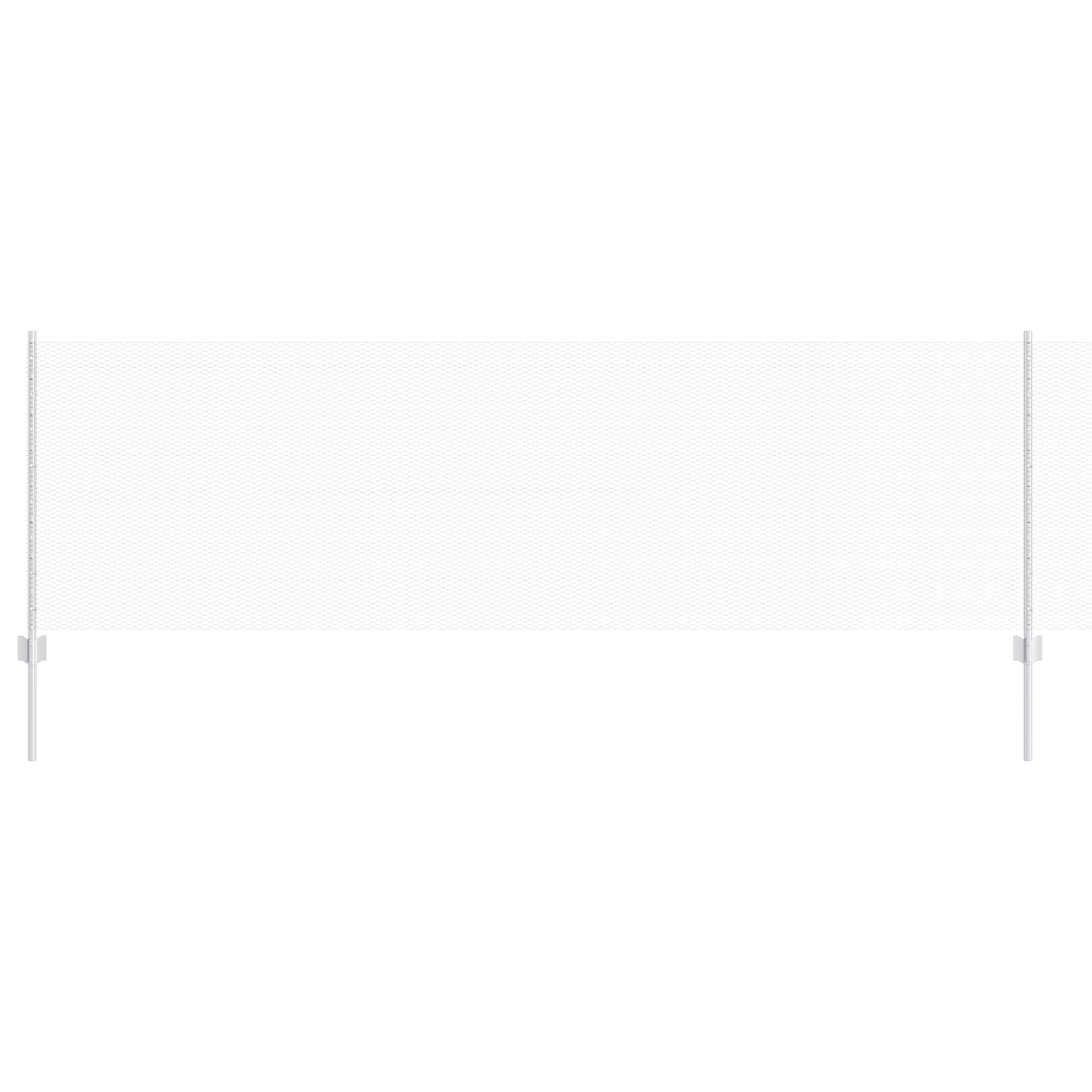 vidaXL Stâlpi de împrejmuire 5 buc U-Channel 80 cm Oțel galvanizat