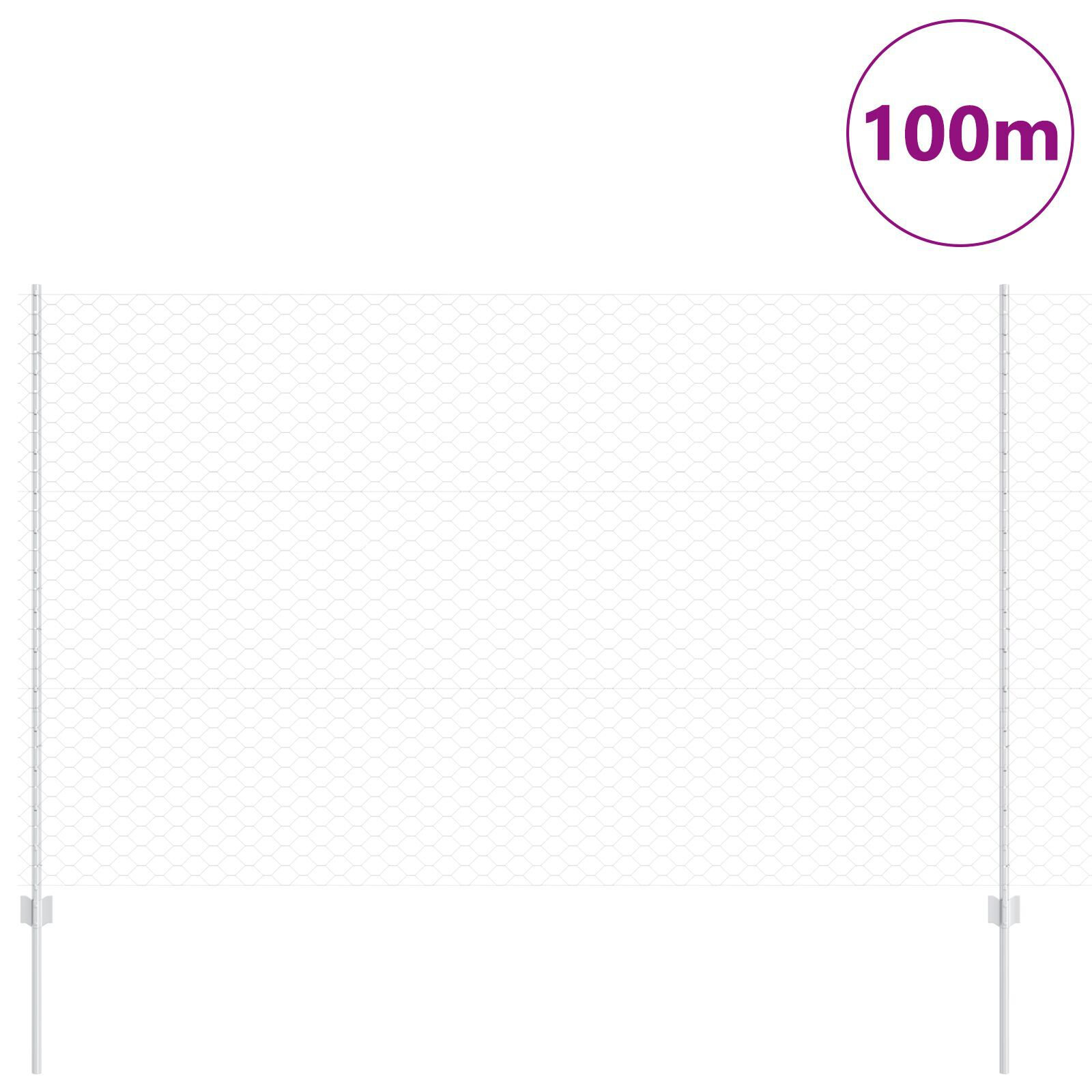 vidaXL Stâlpi de Îngrădire 22 buc U-Channel 150 cm Oțel galvanizat