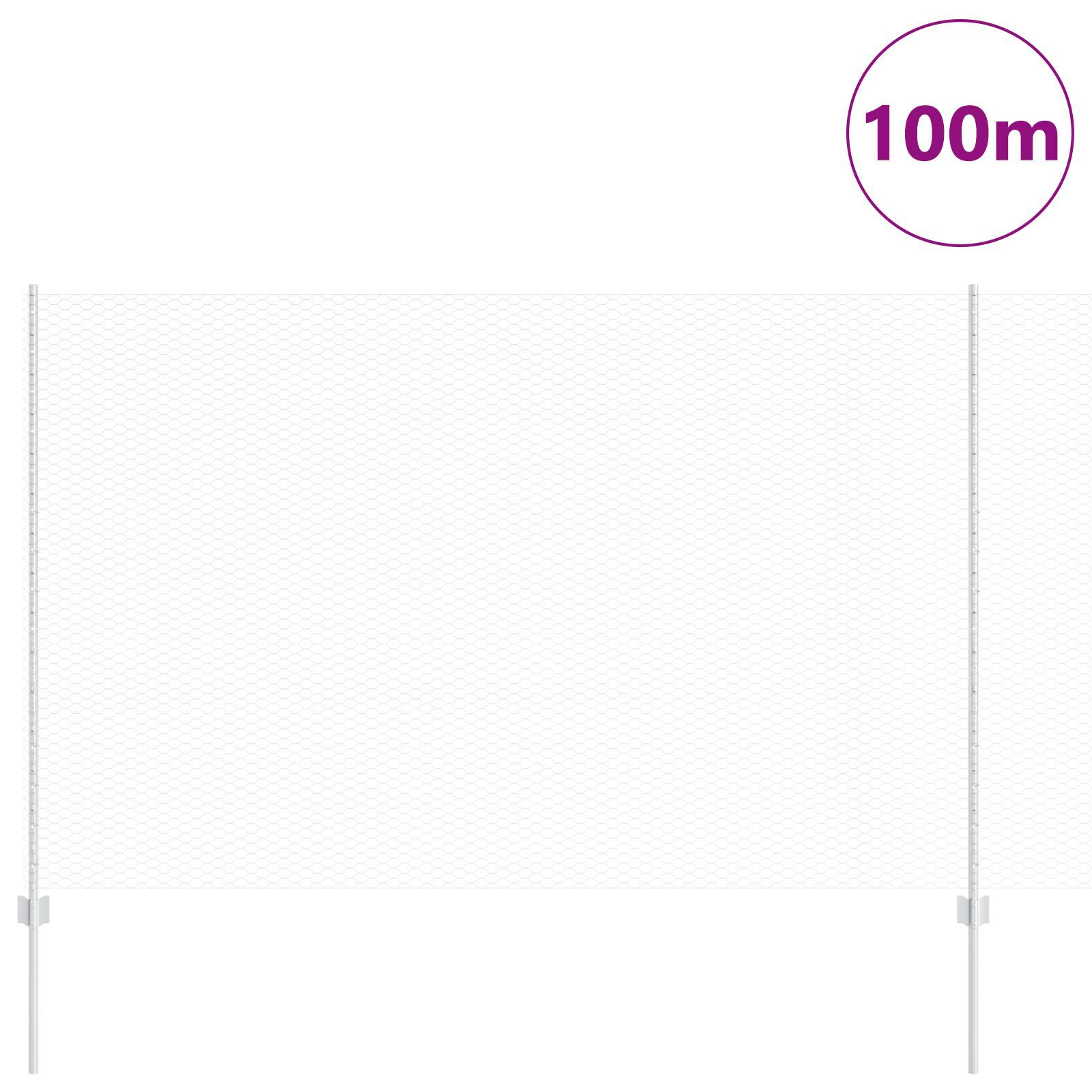 vidaXL Stâlpi de Gard 22 buc U-Channel 160 cm Oțel Galvanizat