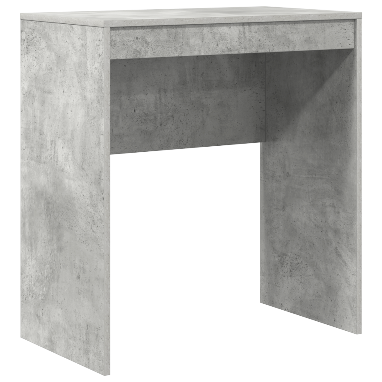 vidaXL Birou cu stocare gri beton din MDF vidaXL Birou cu stocare gri beton din MDF