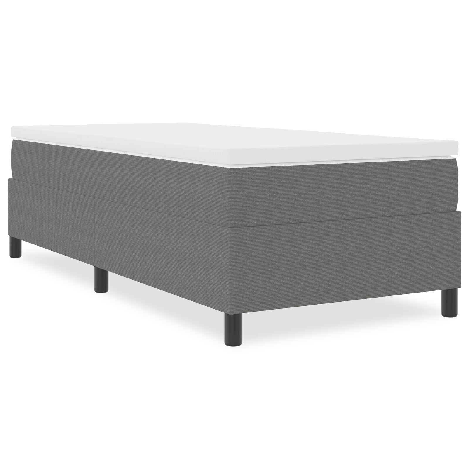 vidaXL Pat cu arcuri Gri deschis 90 x 200 cm Țesătură de catifea vidaXL Pat cu arcuri Gri deschis 90 x 200 cm Țesătură de catifea