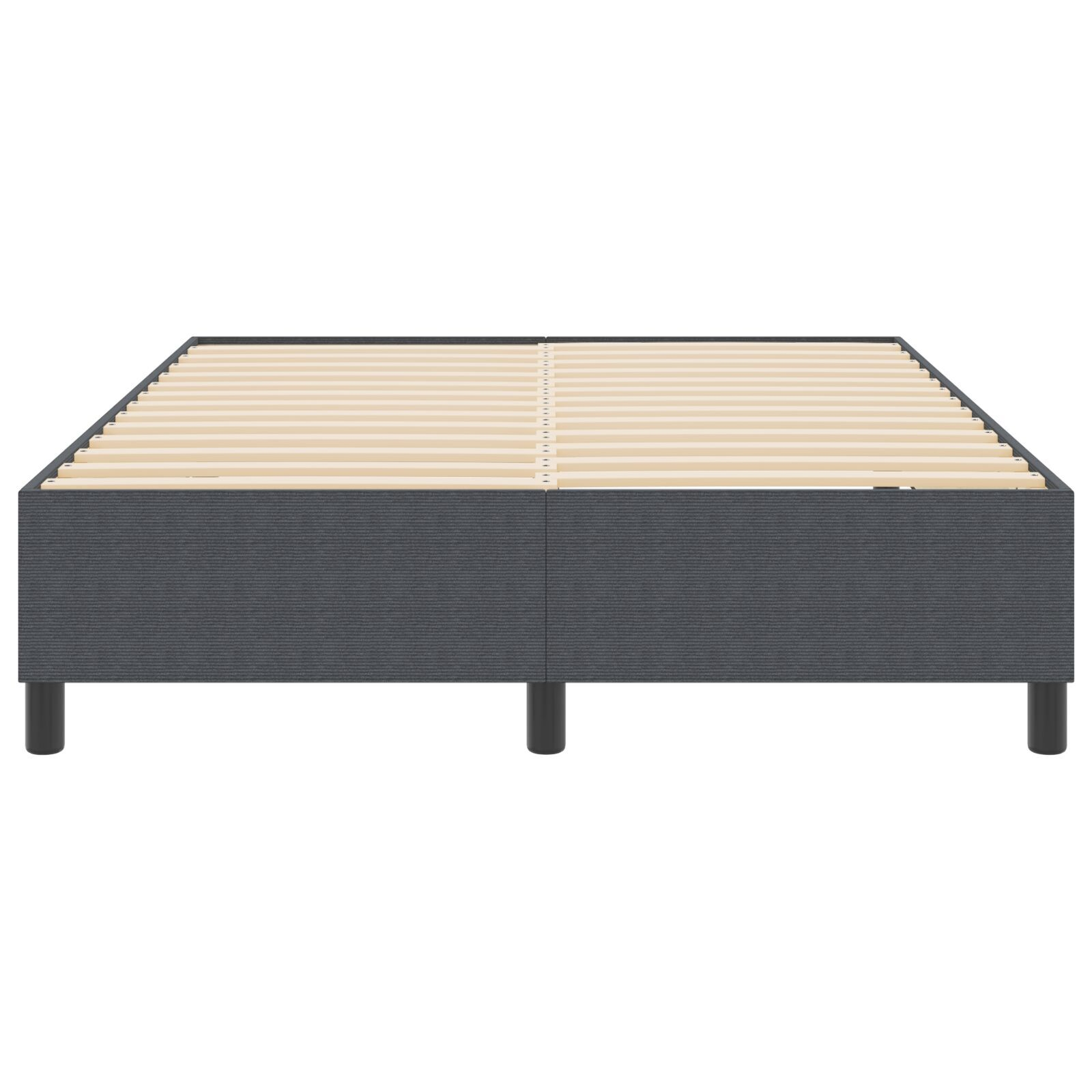 vidaXL Pat cu arcuri Gri închis 160 x 200 cm Țesătură de catifea vidaXL Pat cu arcuri Gri închis 160 x 200 cm Țesătură de catifea