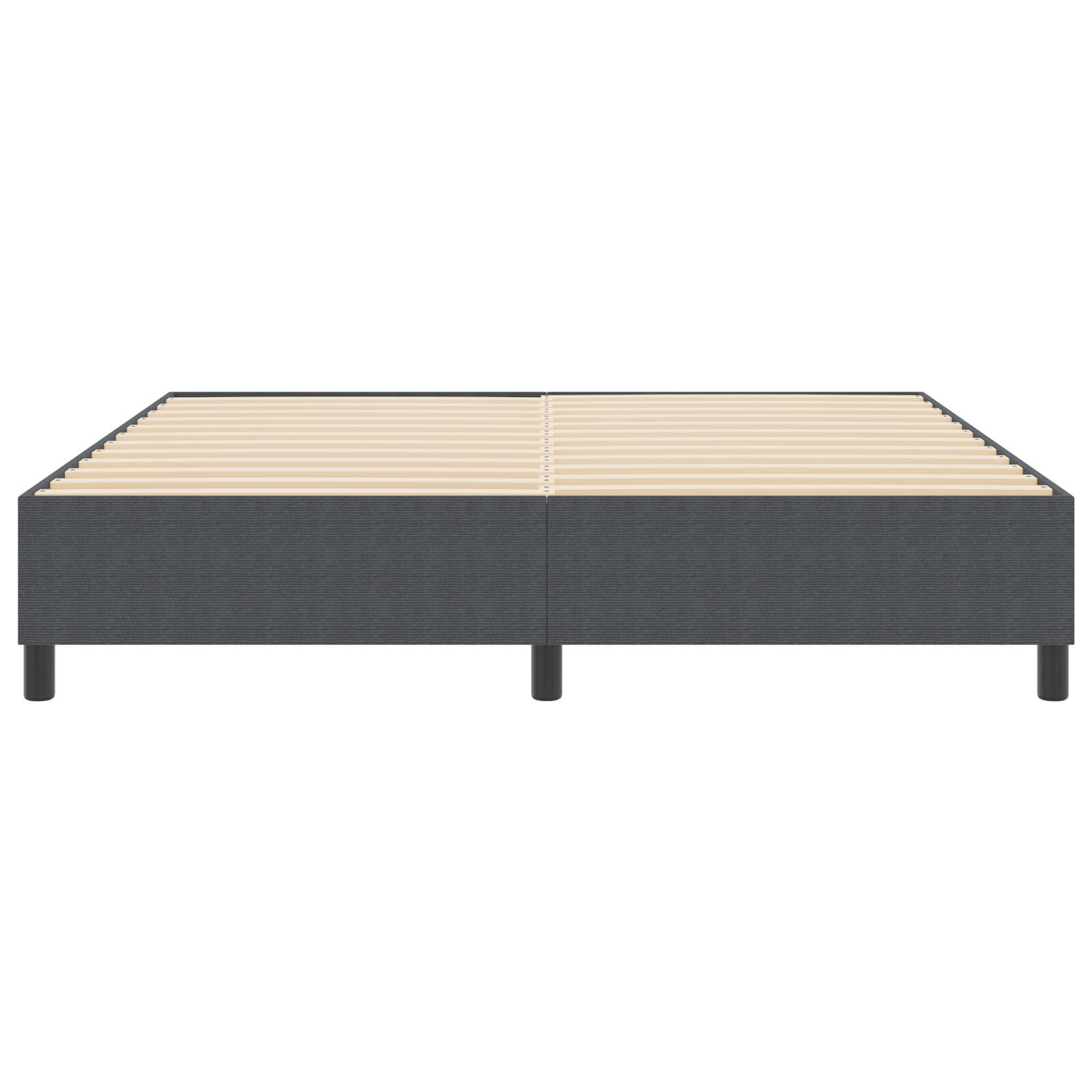 vidaXL Pat cu arcuri Gri închis 180 x 200 cm Țesătură de catifea vidaXL Pat cu arcuri Gri închis 180 x 200 cm Țesătură de catifea