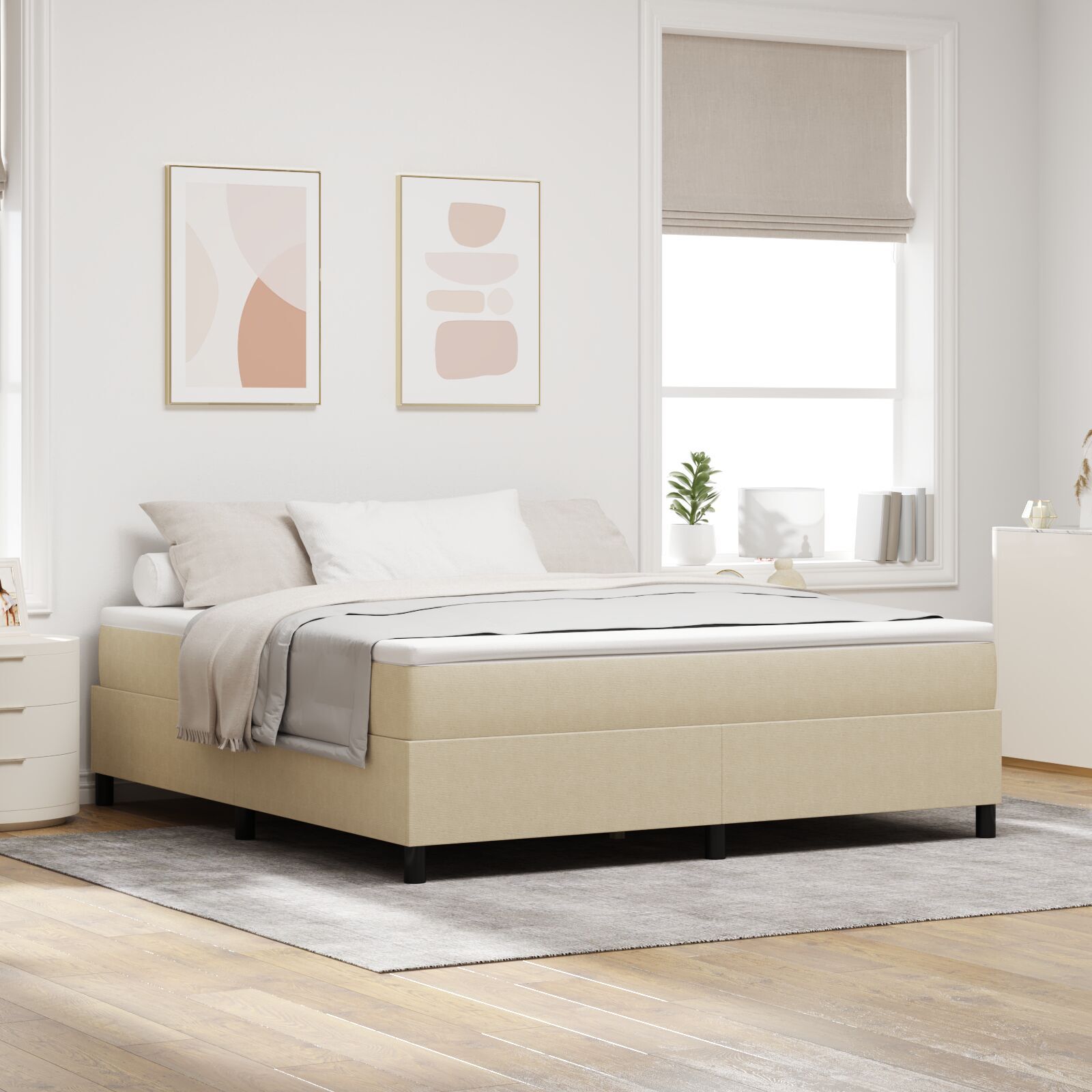 vidaXL Pat cu arcuri Gri Verde 180 x 200 cm Țesătură de catifea vidaXL Pat cu arcuri Gri Verde 180 x 200 cm Țesătură de catifea