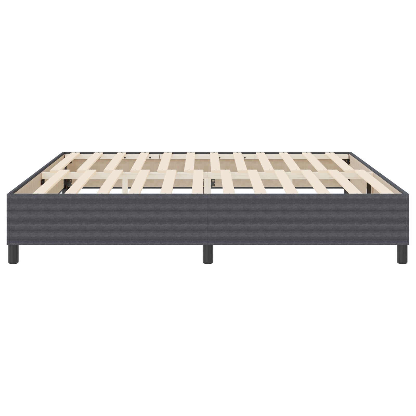 vidaXL Pat cu arcuri Gri închis 200 x 200 cm Țesătură de catifea vidaXL Pat cu arcuri Gri închis 200 x 200 cm Țesătură de catifea
