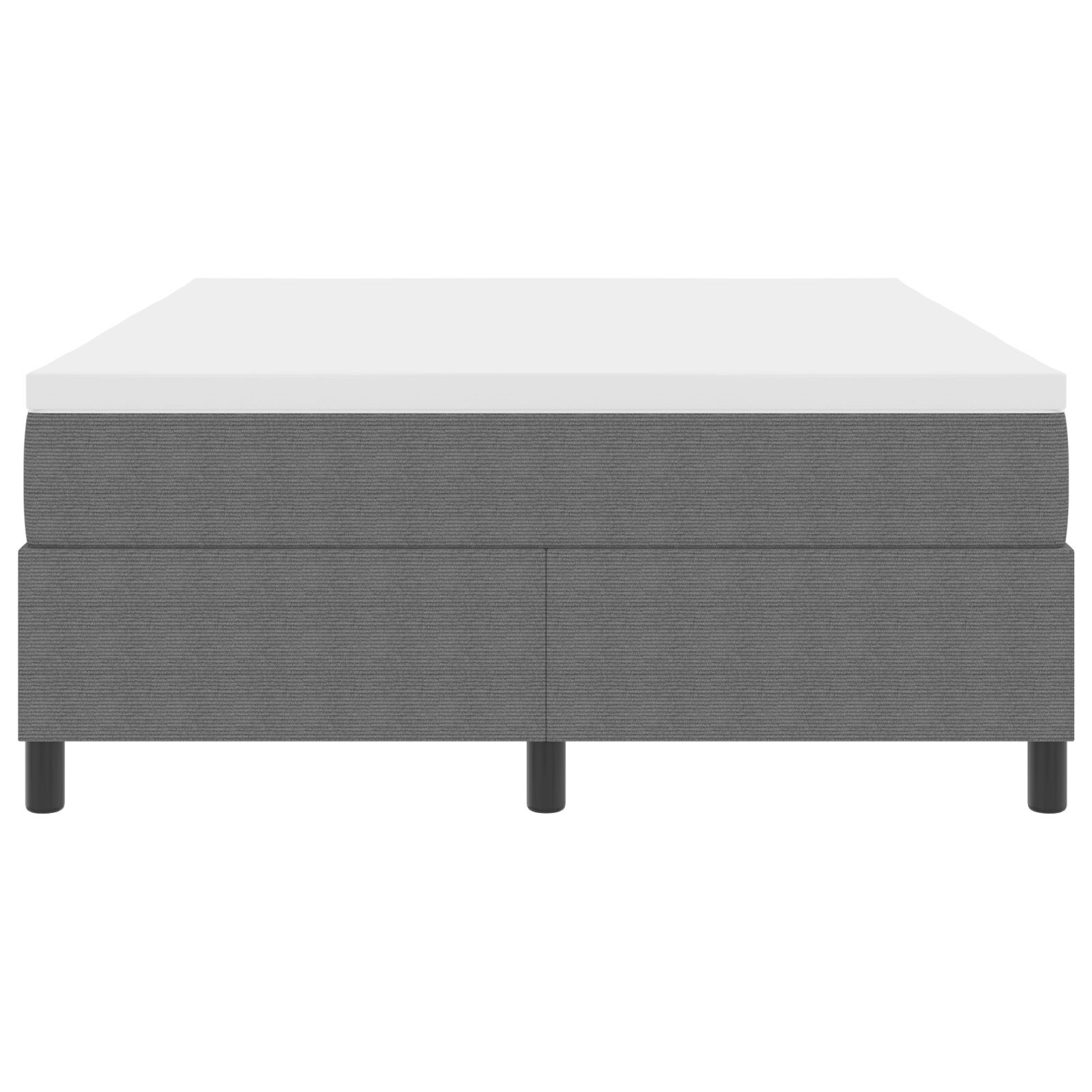 vidaXL Pat cu arcuri Gri deschis și Alb 203 x 140 x 60 cm vidaXL Pat cu arcuri Gri deschis și Alb 203 x 140 x 60 cm
