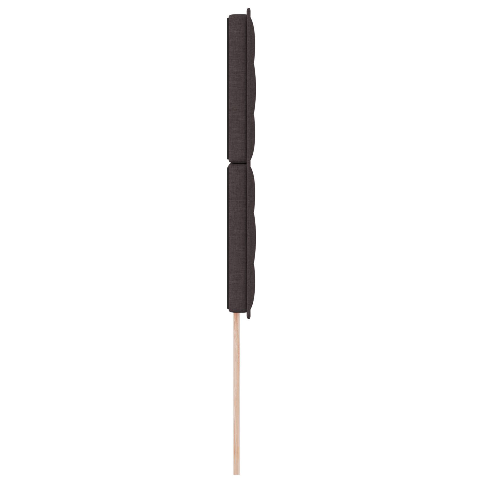 vidaXL Tăblie cap cu headboard Manual Maro închis 80 cm țesătură