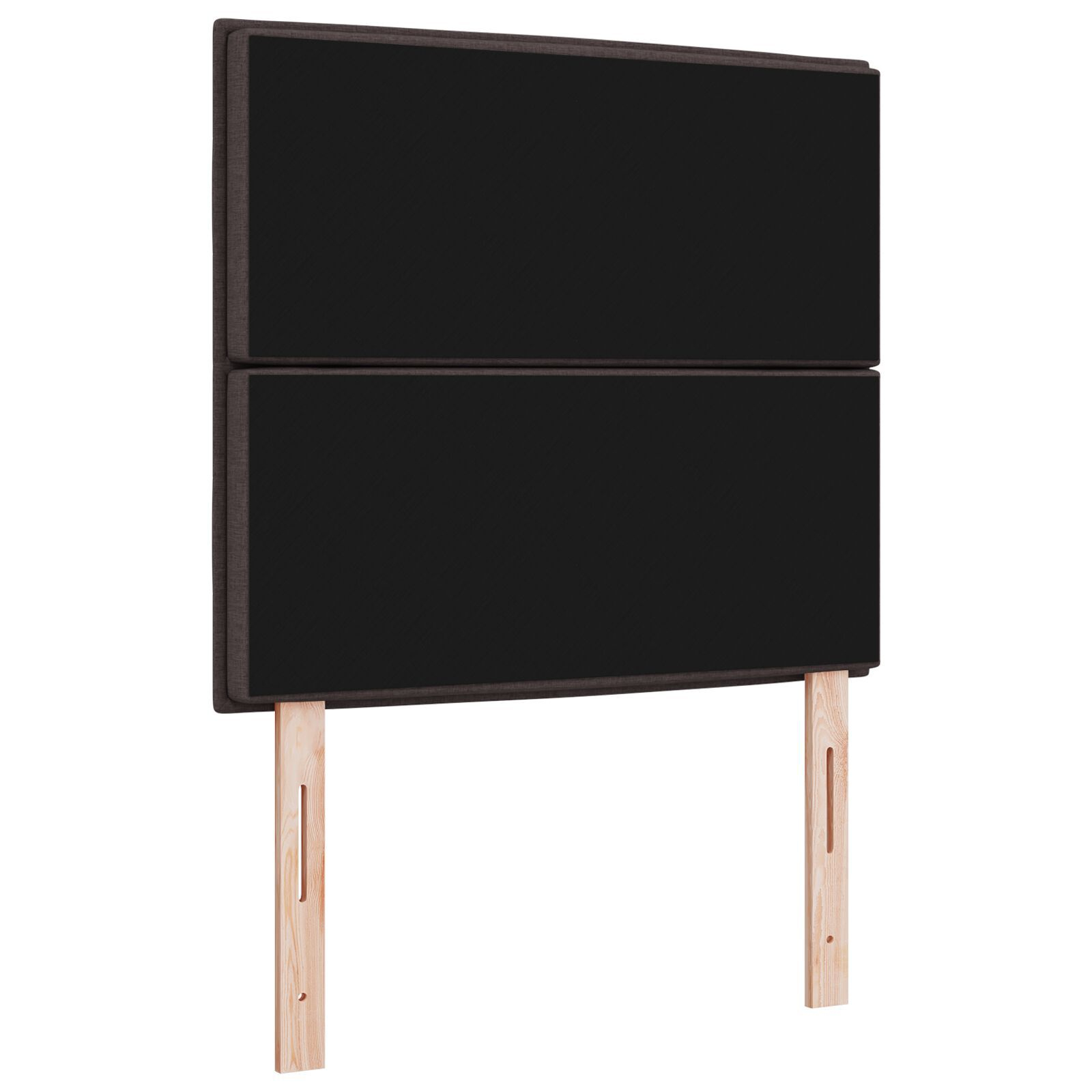 vidaXL Tăblie cap cu headboard Manual Maro închis 80 cm țesătură