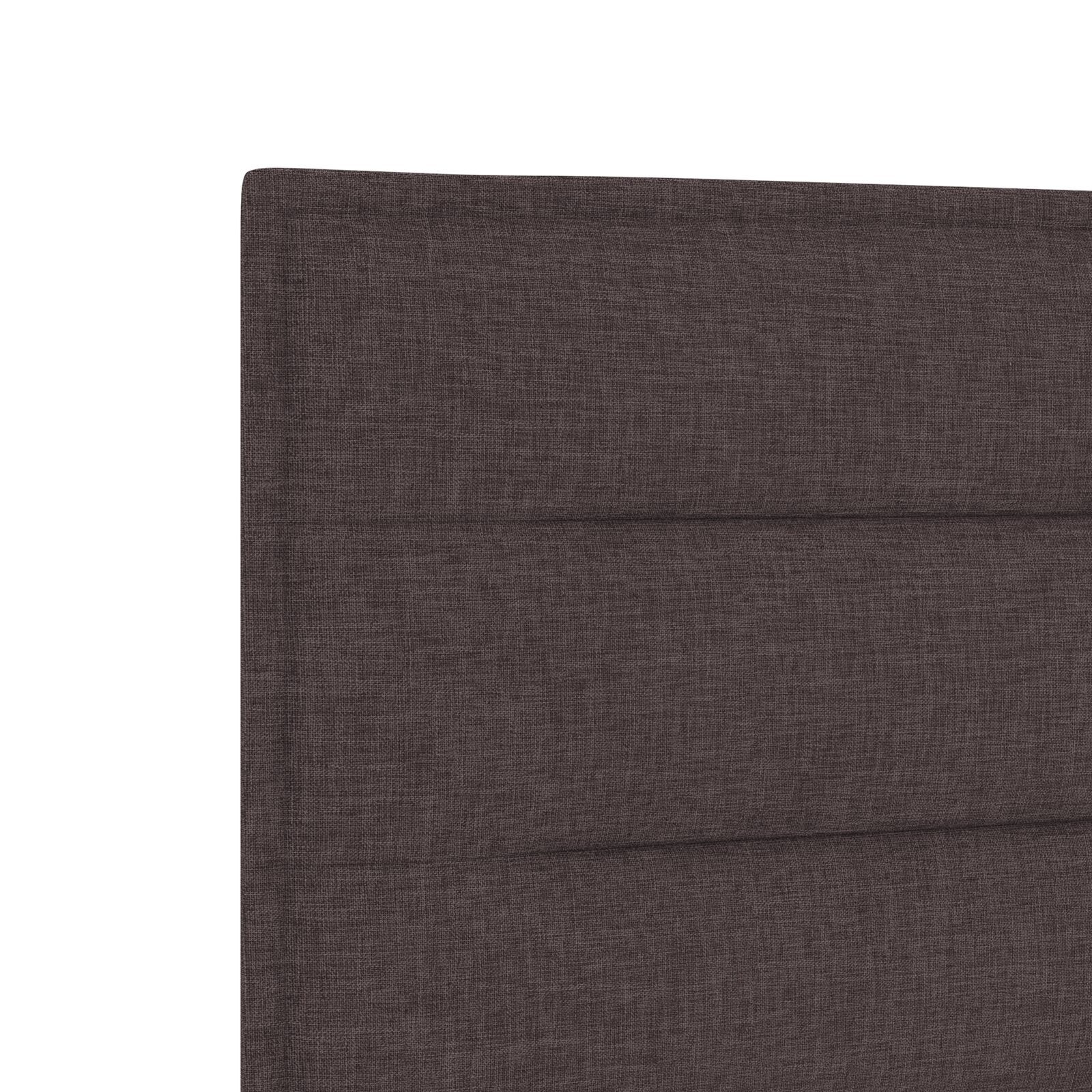 vidaXL Tăblie cap cu headboard Manual Maro închis 80 cm țesătură