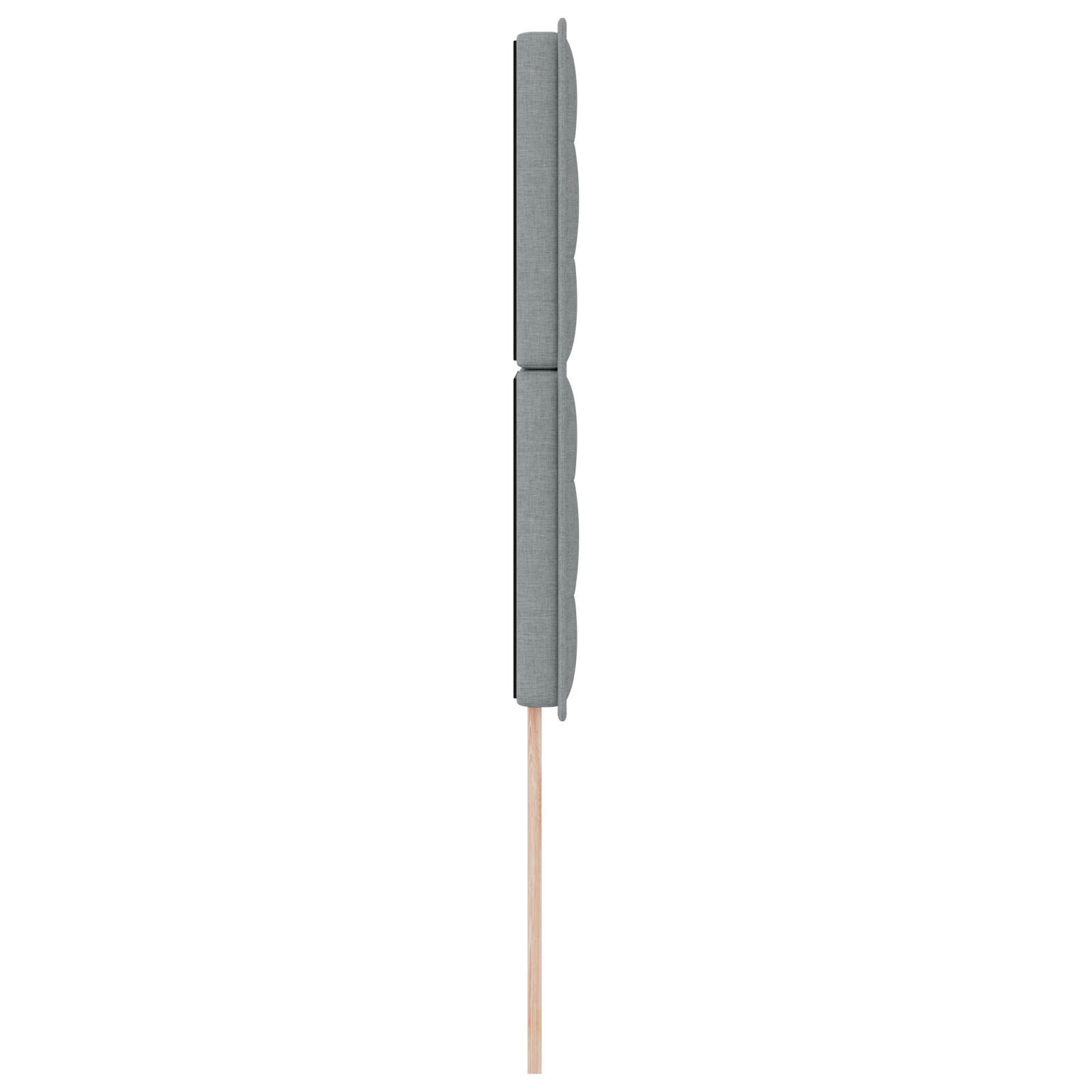 vidaXL Tăblie cap cu headboard Manual Gri deschis 100 cm țesătură