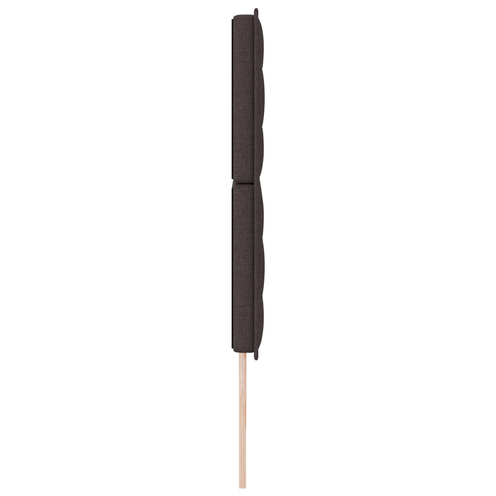vidaXL Tăblie cap cu headboard Manual Maro închis 180 cm țesătură