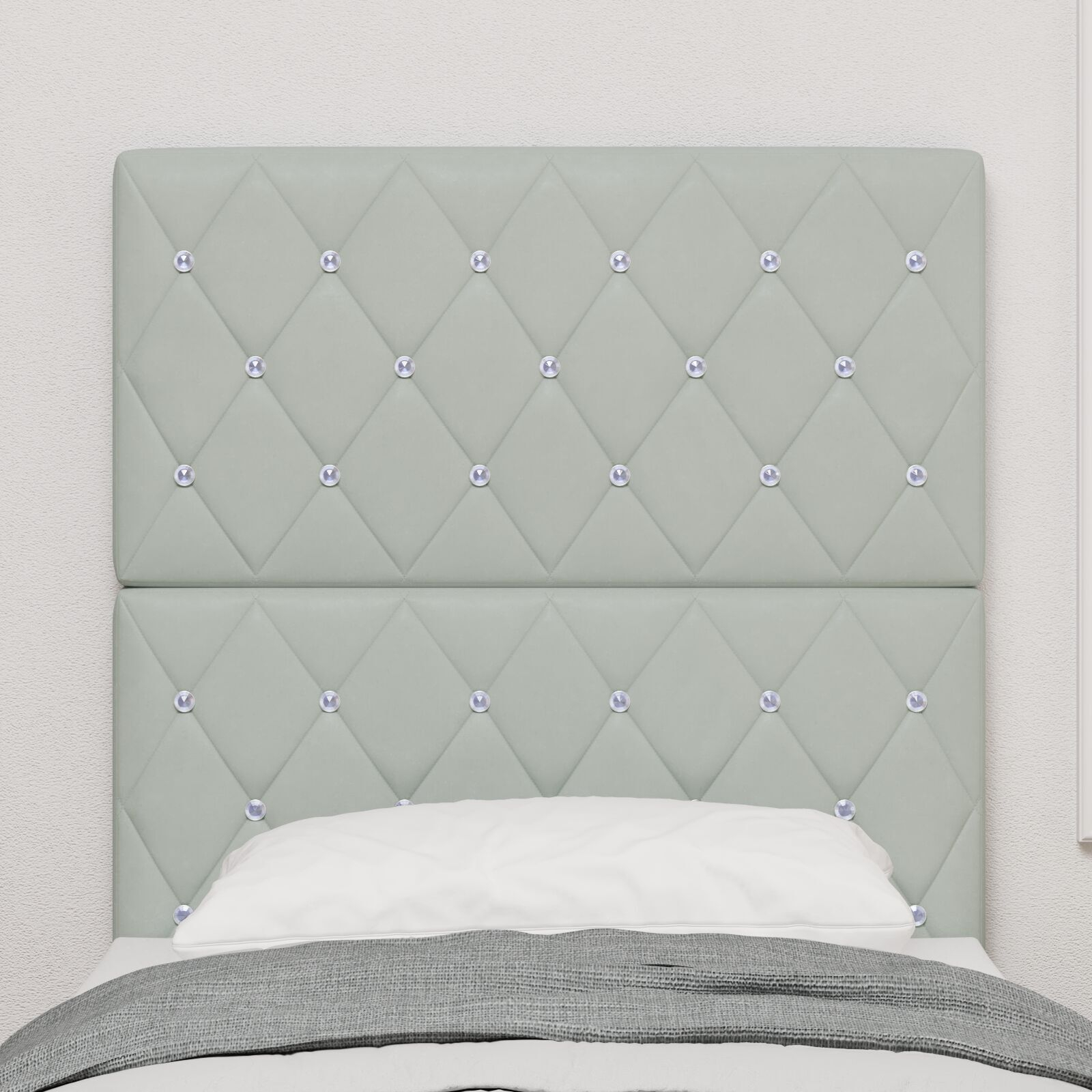 vidaXL Tăblie din Catifea Argyle Manual Gri deschis 80 cm Catifea vidaXL Tăblie din Catifea Argyle Manual Gri deschis 80 cm Catifea