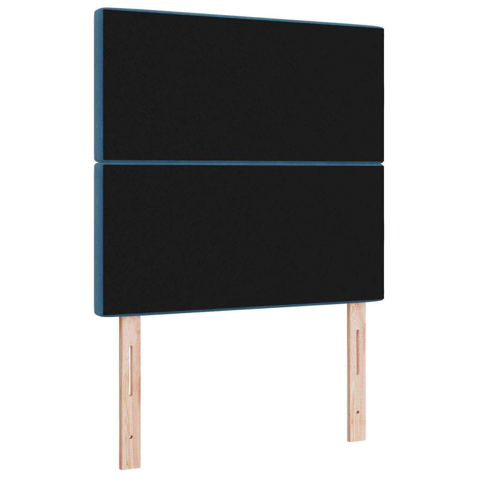 vidaXL Tăblie din Catifea Argyle Manual Albastru închis 100 cm Catifea