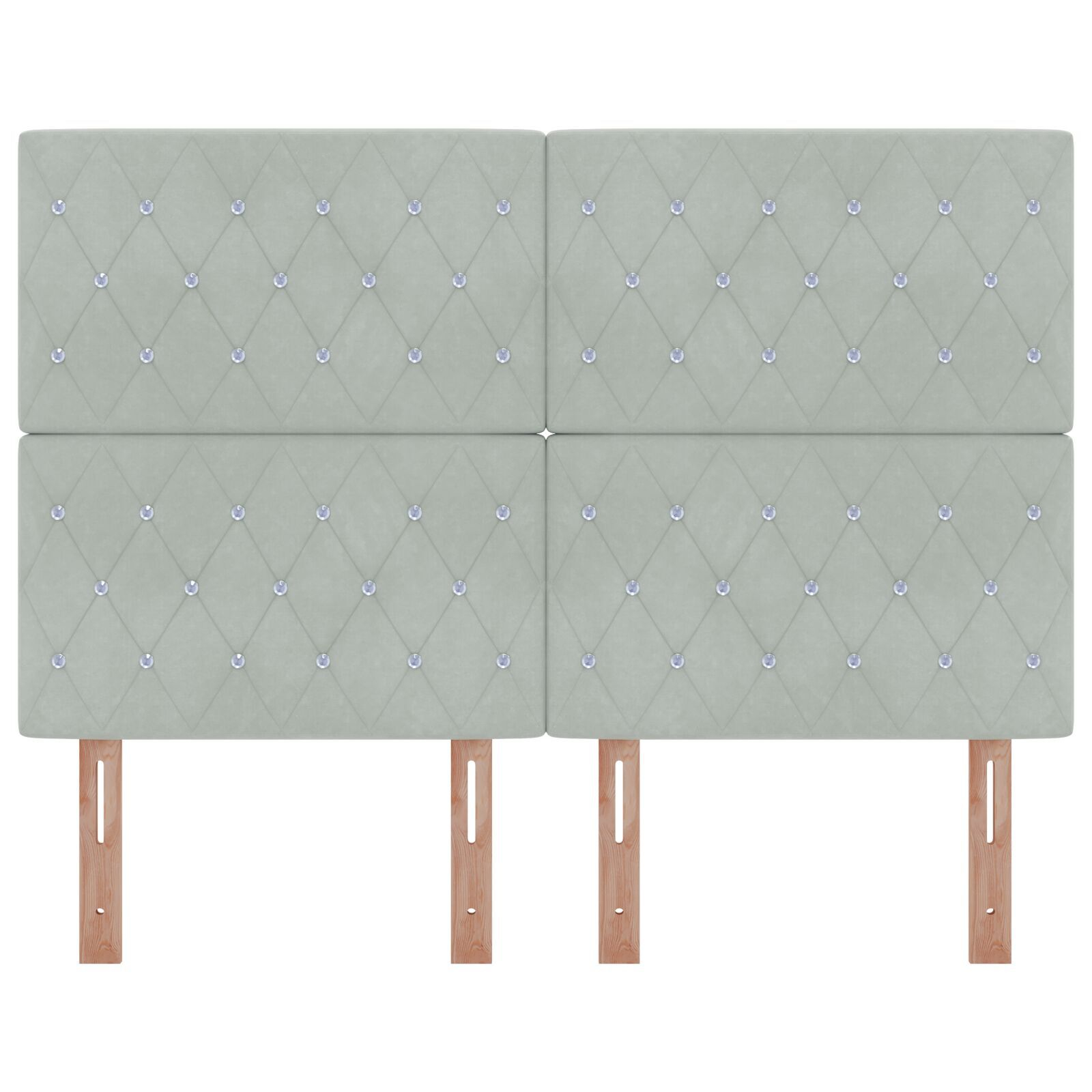 vidaXL Tăblie din Catifea Argyle Manual Gri deschis 160 cm Catifea vidaXL Tăblie din Catifea Argyle Manual Gri deschis 160 cm Catifea