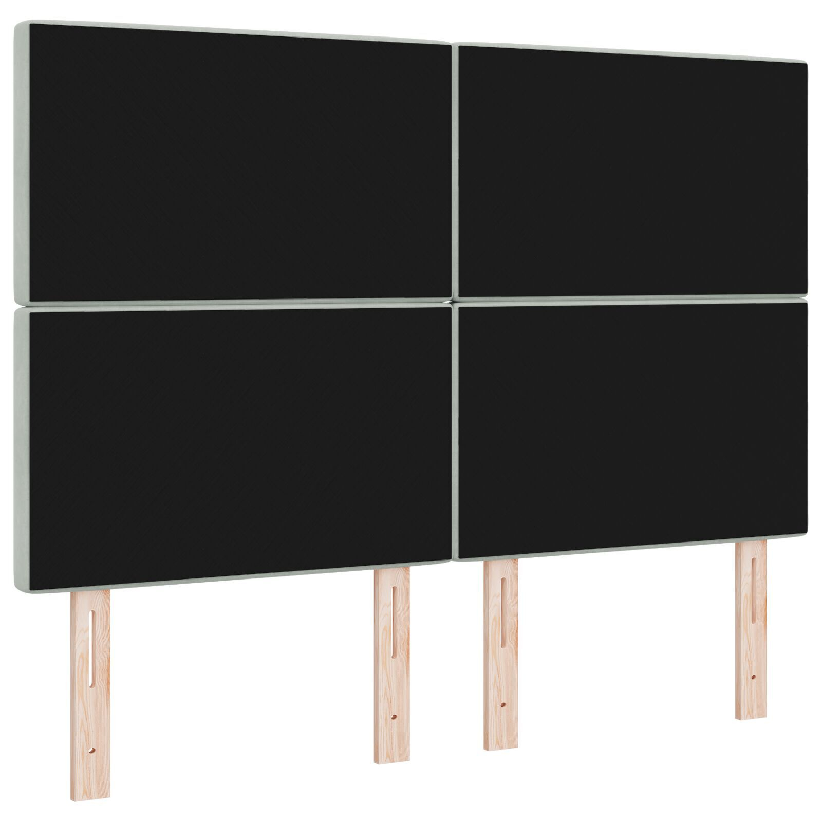 vidaXL Tăblie din Catifea Argyle Manual Gri deschis 160 cm Catifea vidaXL Tăblie din Catifea Argyle Manual Gri deschis 160 cm Catifea