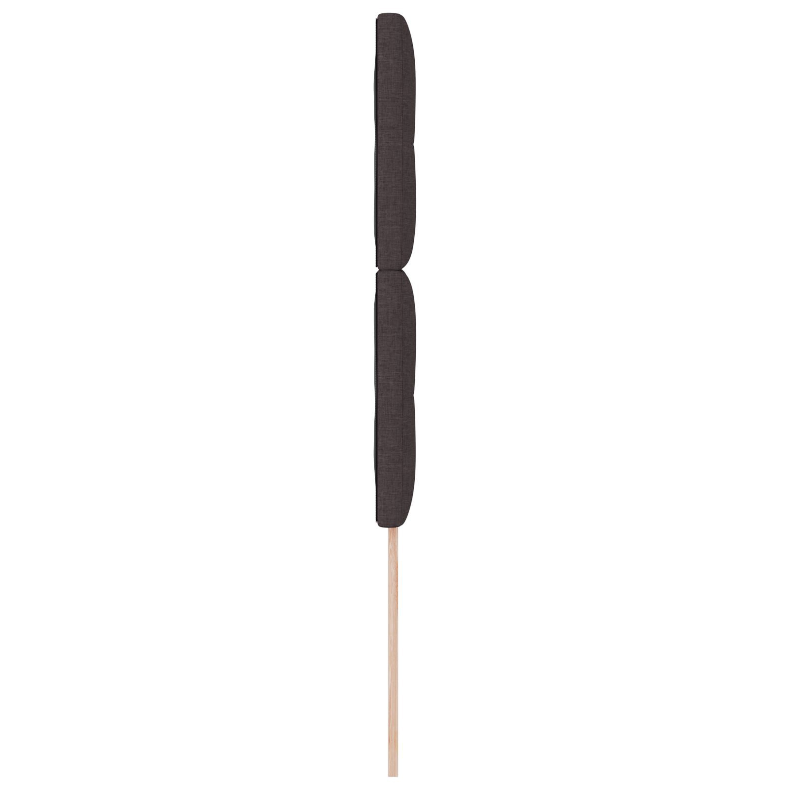 vidaXL Tăblie cap cu headboard Manual Maro închis 80 cm țesătură