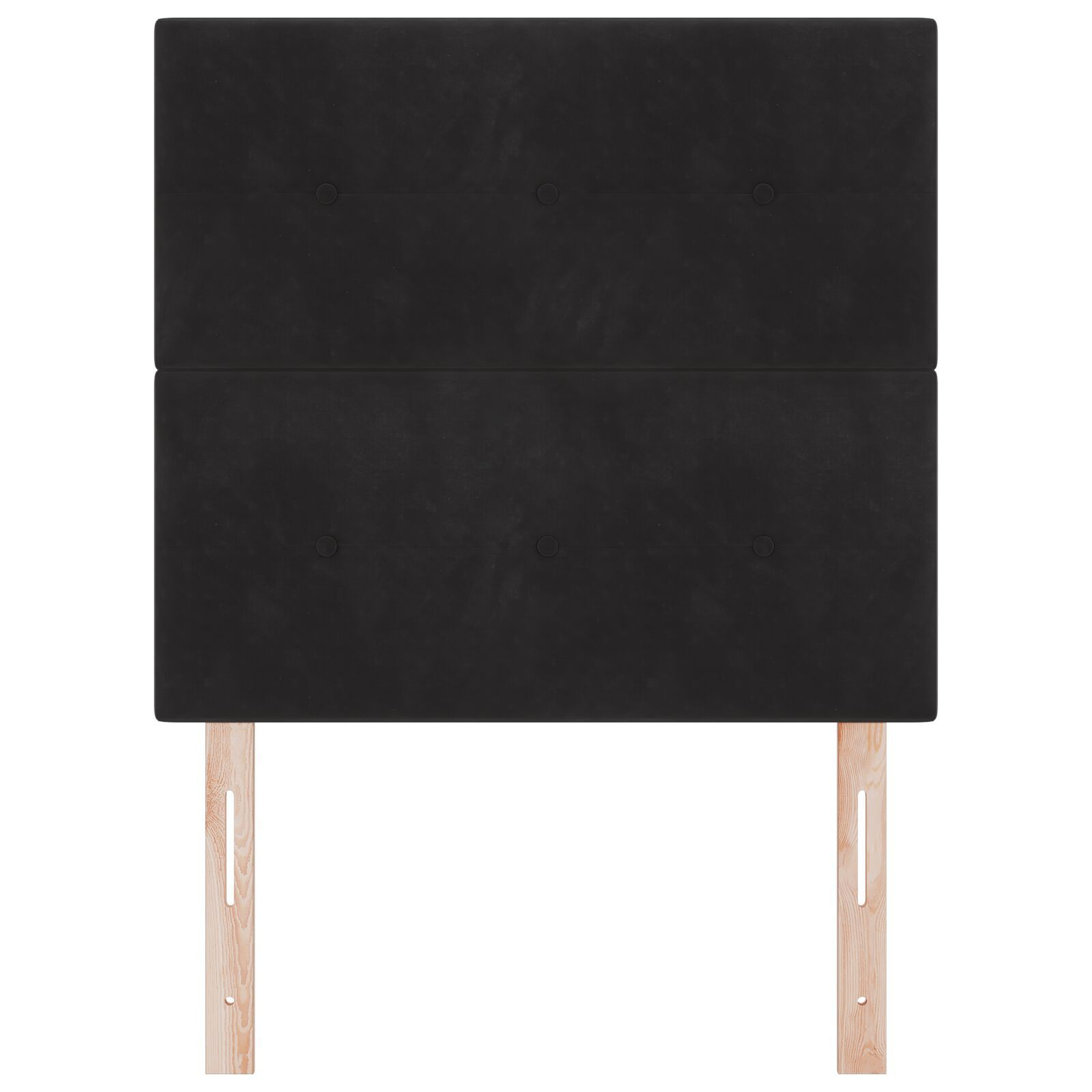 vidaXL Tăblie cap Pe perete cu headboard Manual Negru 80 cm Catifea vidaXL Tăblie cap Pe perete cu headboard Manual Negru 80 cm Catifea