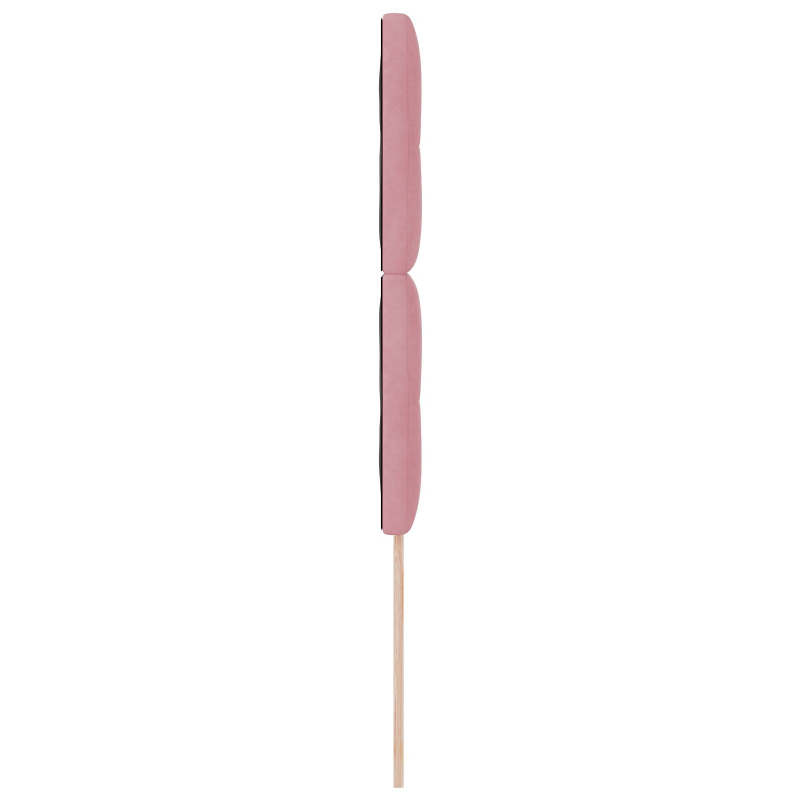 vidaXL Tăblie cap Pe perete cu headboard Manual Roz 80 cm Catifea vidaXL Tăblie cap Pe perete cu headboard Manual Roz 80 cm Catifea