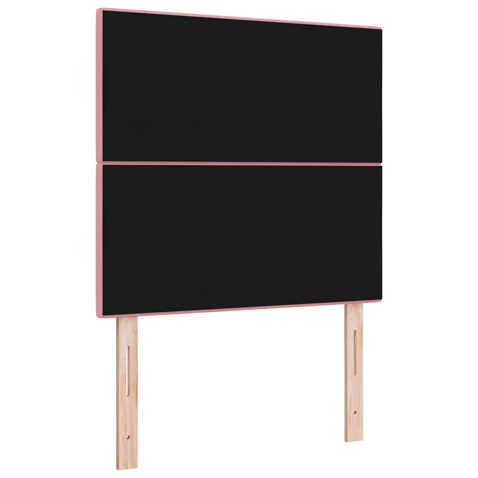 vidaXL Tăblie cap Pe perete cu headboard Manual Roz 80 cm Catifea vidaXL Tăblie cap Pe perete cu headboard Manual Roz 80 cm Catifea