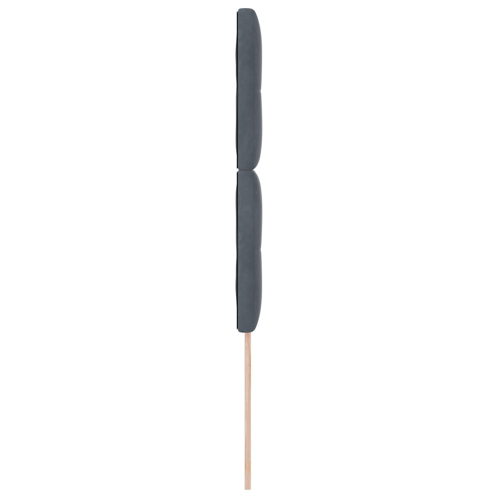 vidaXL Tăblie cap Pe perete cu headboard Gri închis 90 cm Catifea vidaXL Tăblie cap Pe perete cu headboard Gri închis 90 cm Catifea