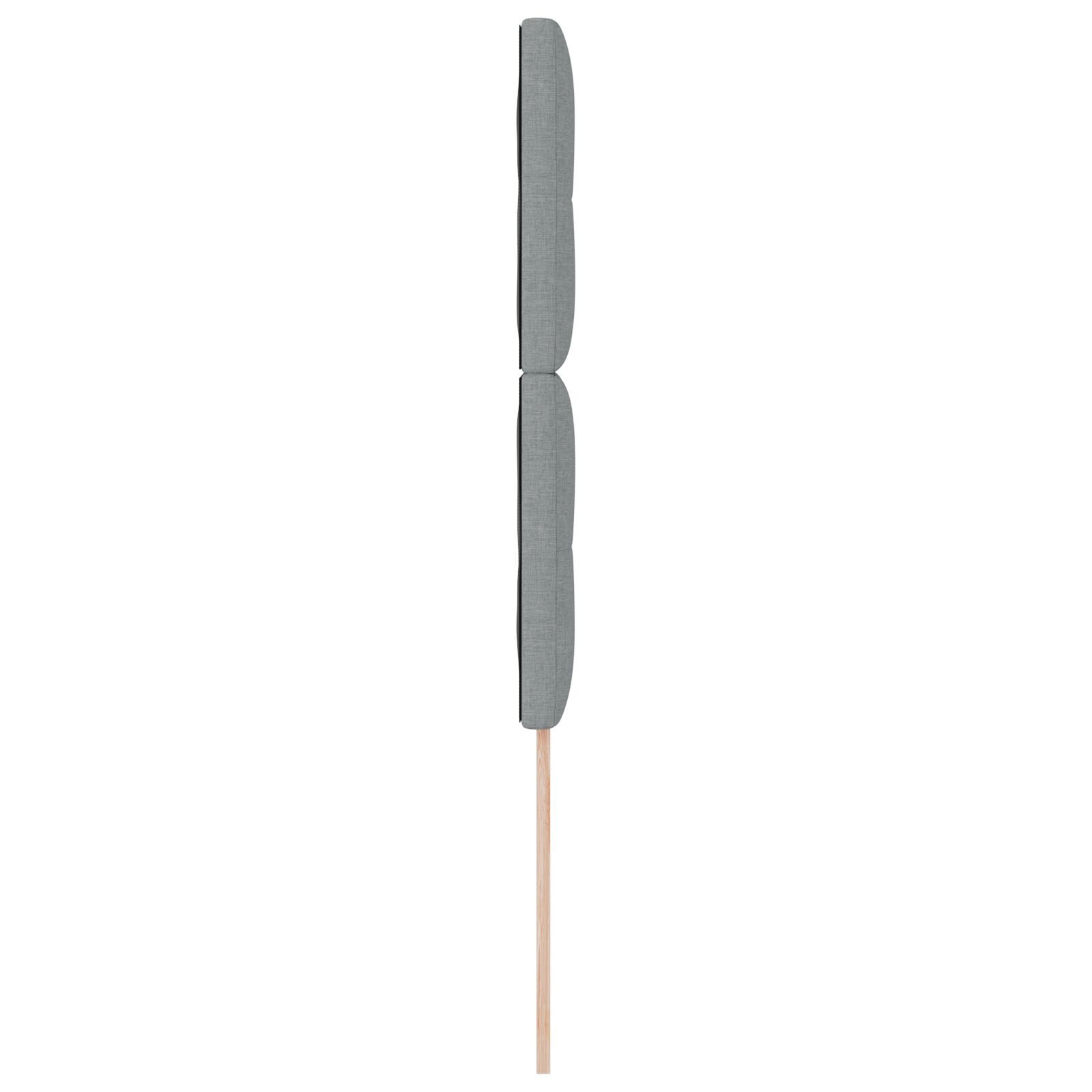 vidaXL Tăblie cap cu headboard Manual Gri deschis 100 cm țesătură