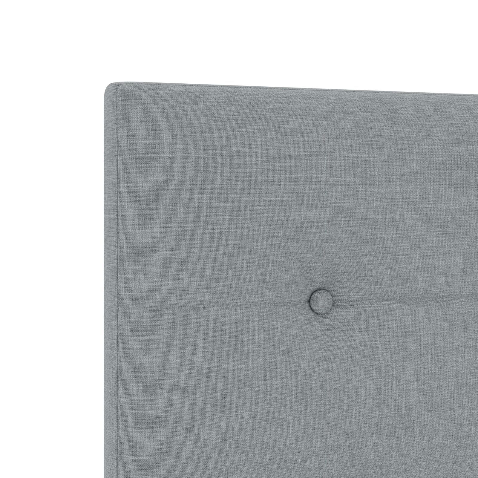 vidaXL Tăblie cap cu headboard Manual Gri deschis 100 cm țesătură