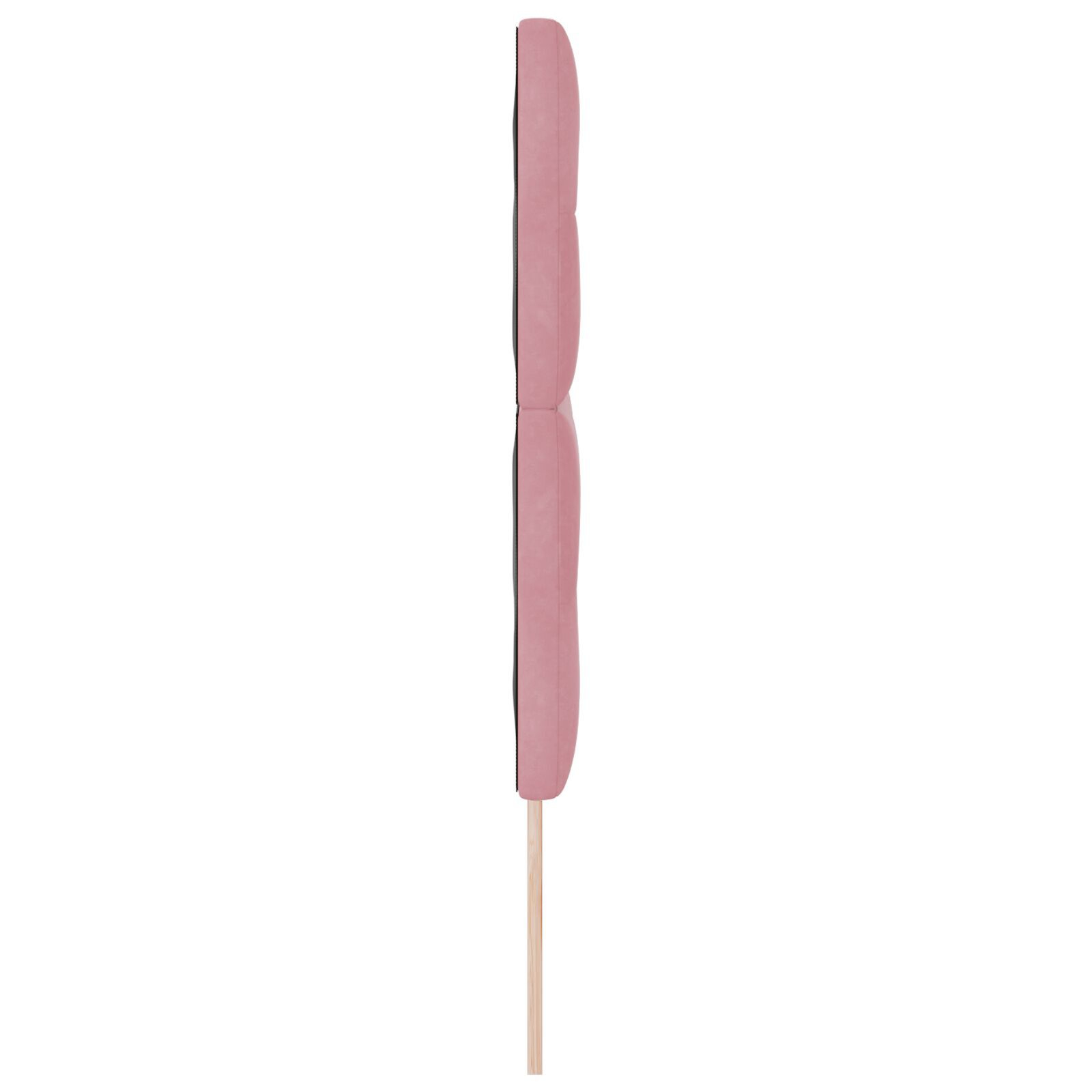 vidaXL Tăblie cap Pe perete cu headboard Manual Roz 160 cm Catifea vidaXL Tăblie cap Pe perete cu headboard Manual Roz 160 cm Catifea