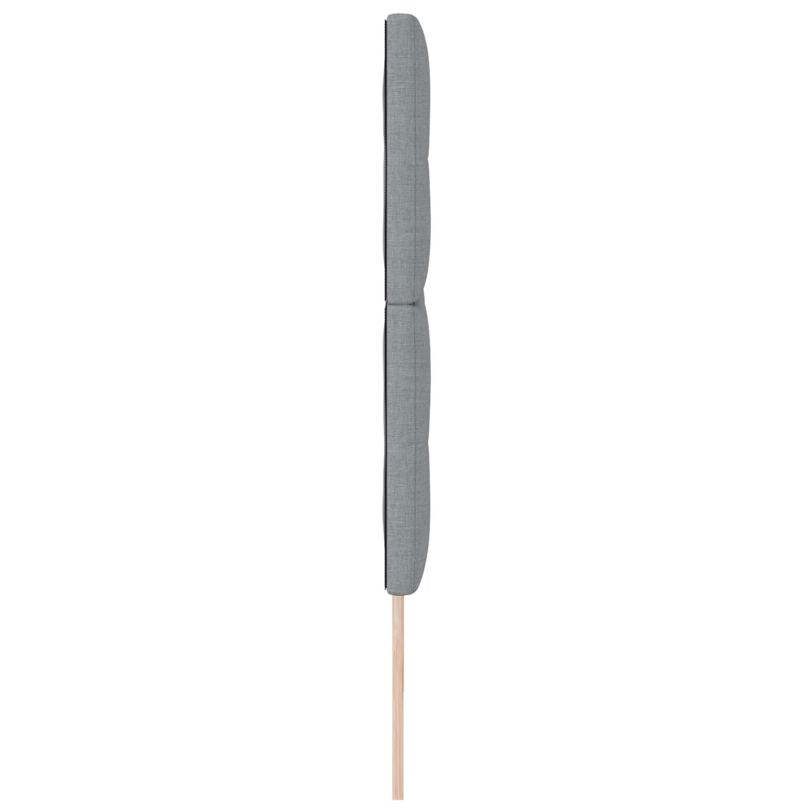vidaXL Tăblie cap cu headboard Manual Gri deschis 200 cm țesătură