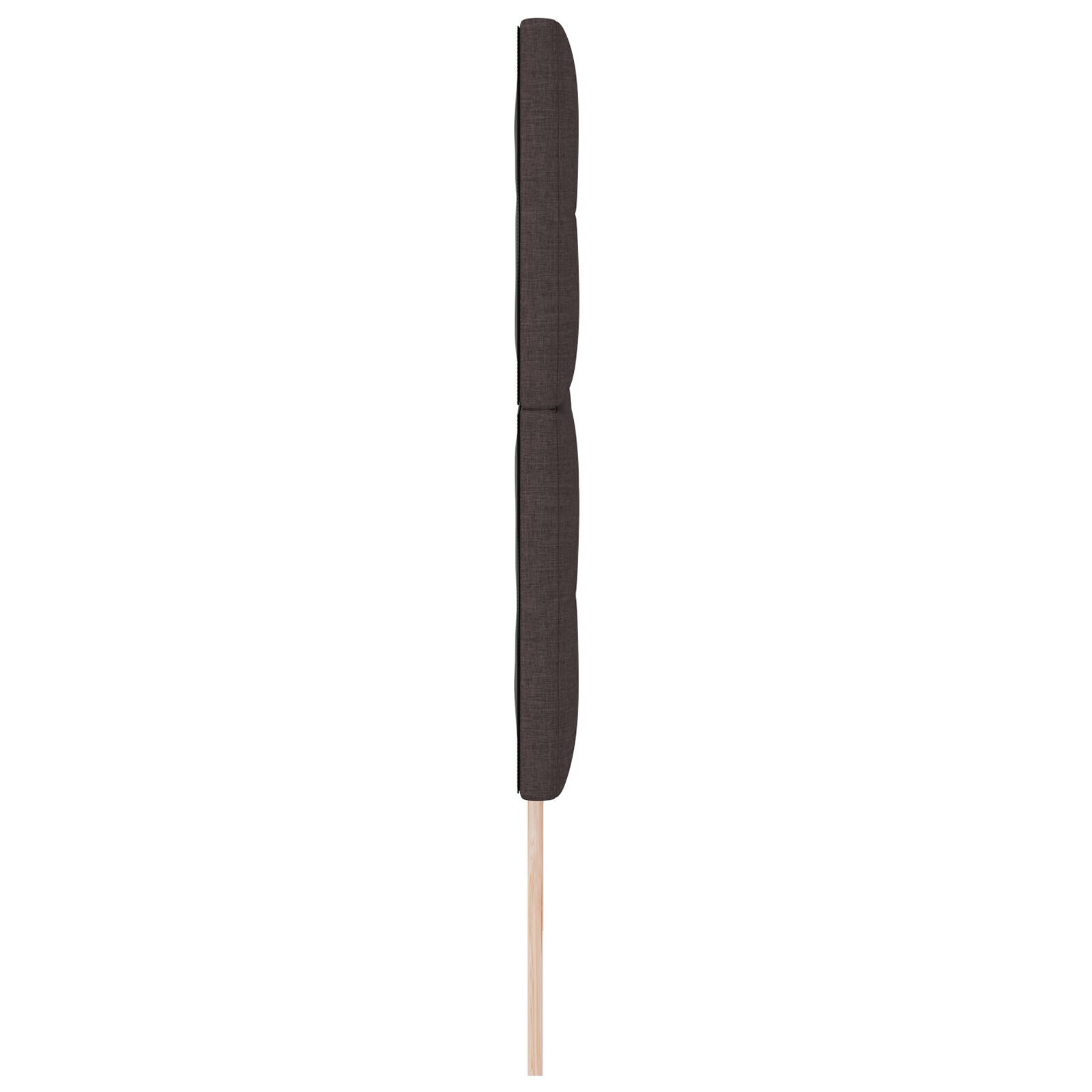 vidaXL Tăblie cap cu headboard Manual Maro închis 200 cm țesătură